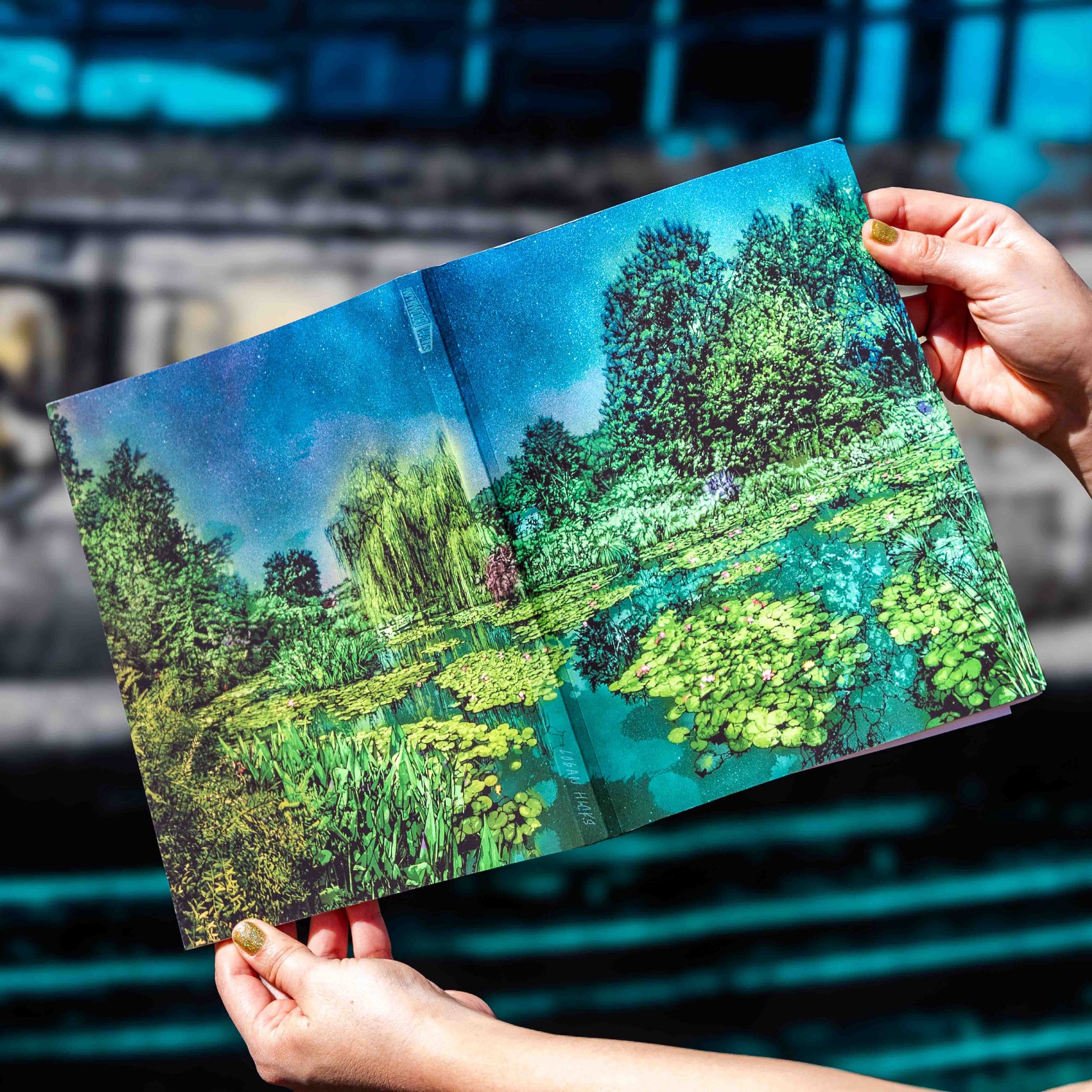 Logan Hicks GIVERNY Medium Notebook