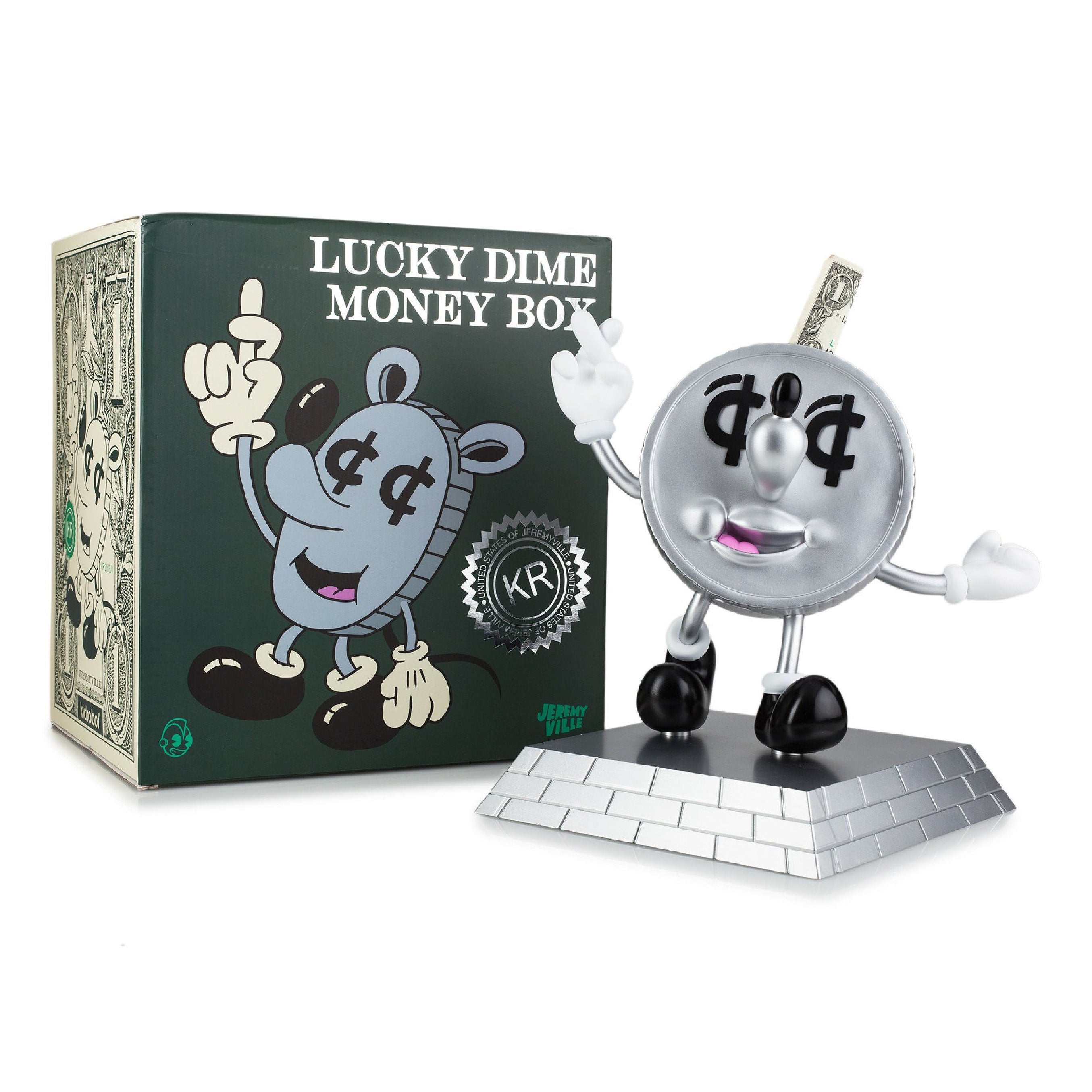 Jeremyville Lucky Money Coin Vinyl Art Toy Bank