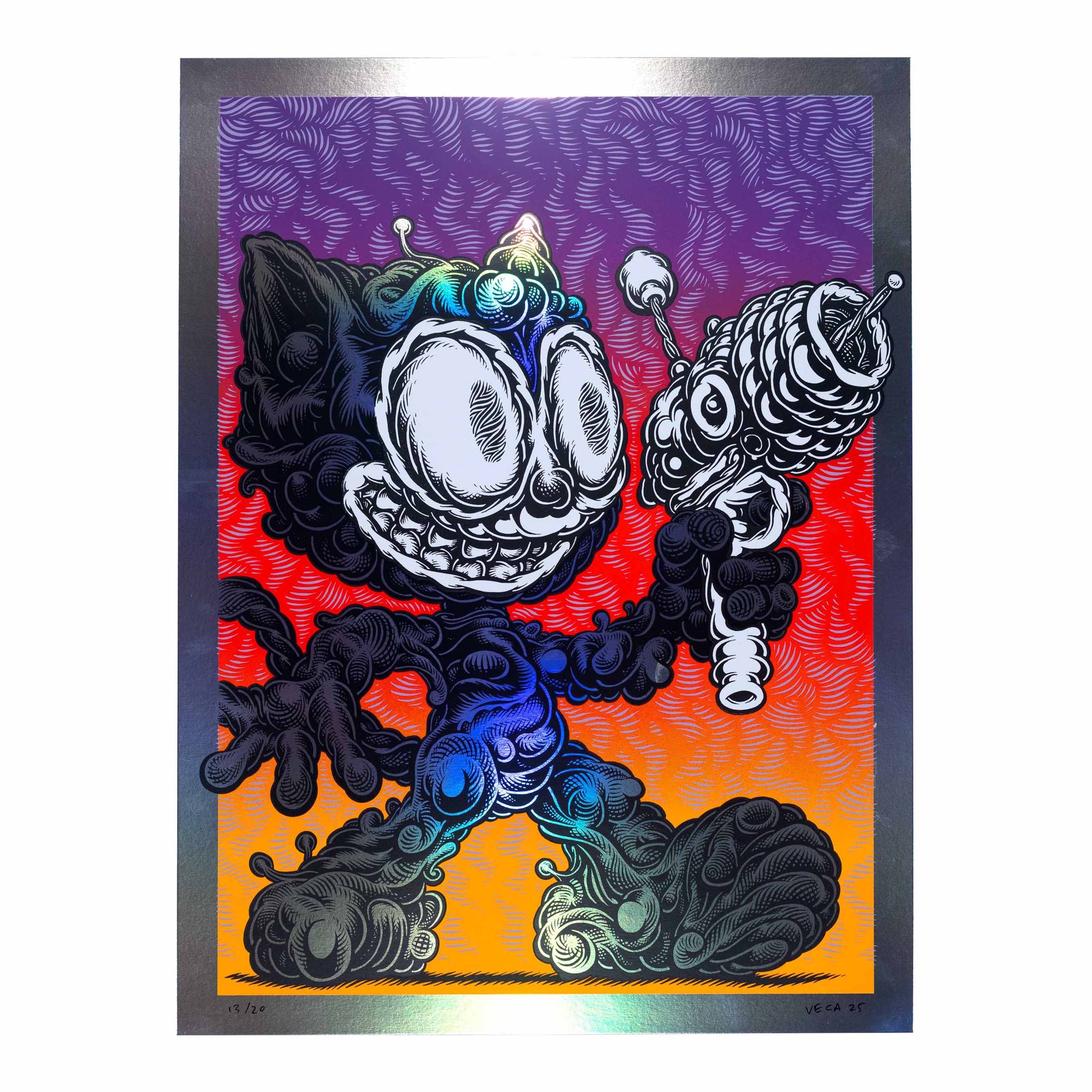 Alien Felix Super Foil Print