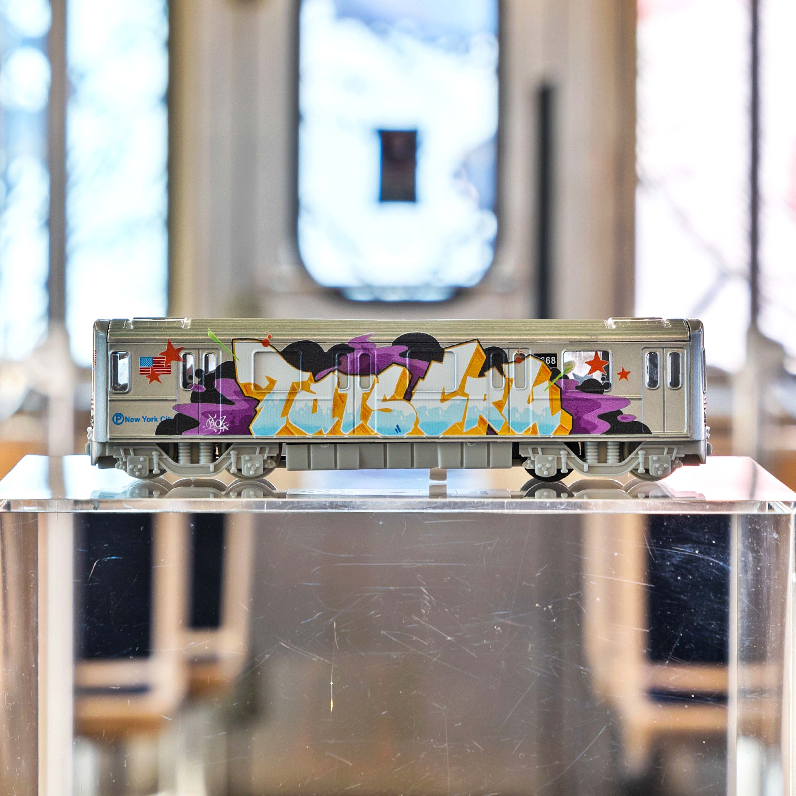 Bio Diecast NY Subway Car - Last Chance