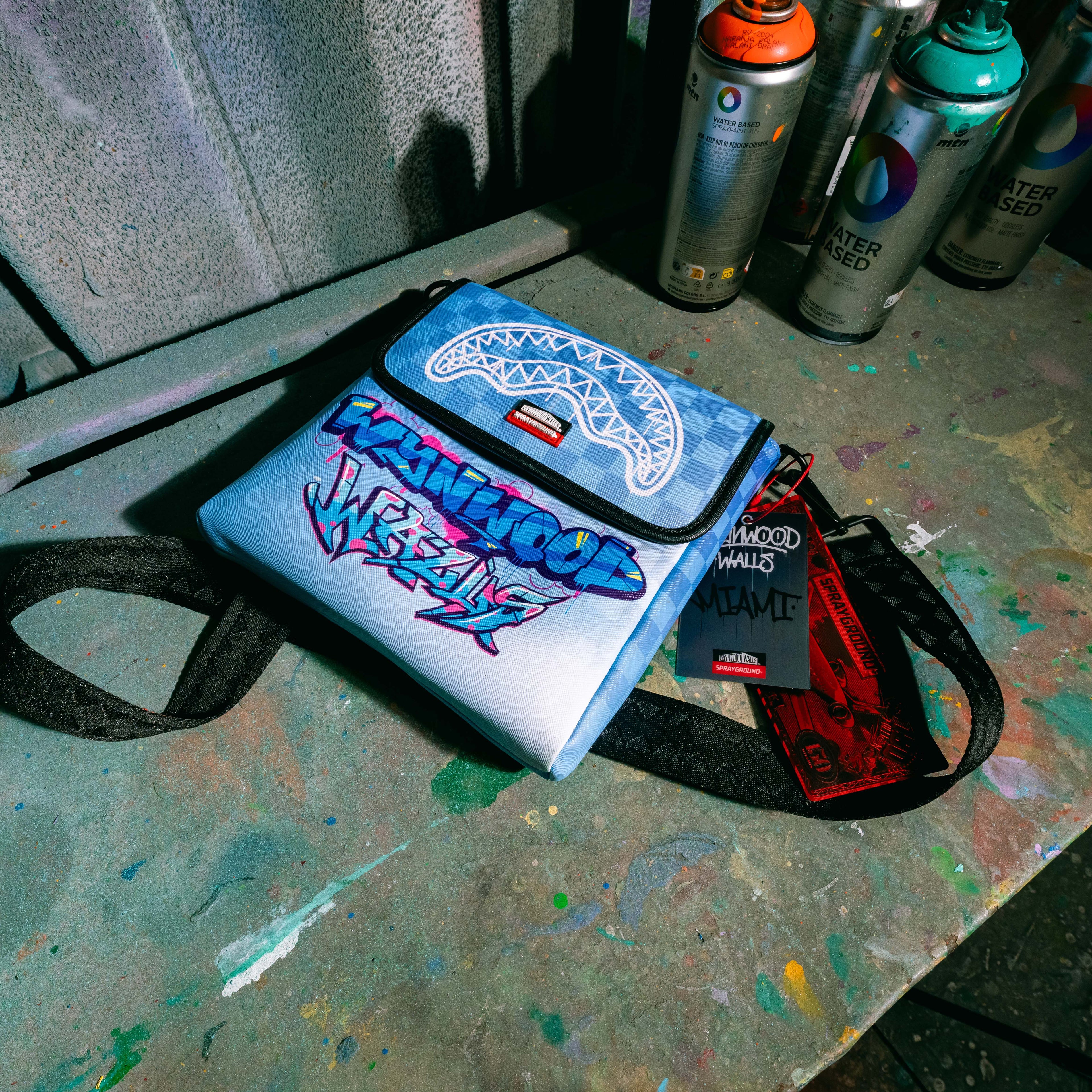 Wynwood Walls MURAL MUSEUM Sprayground Messenger Sling