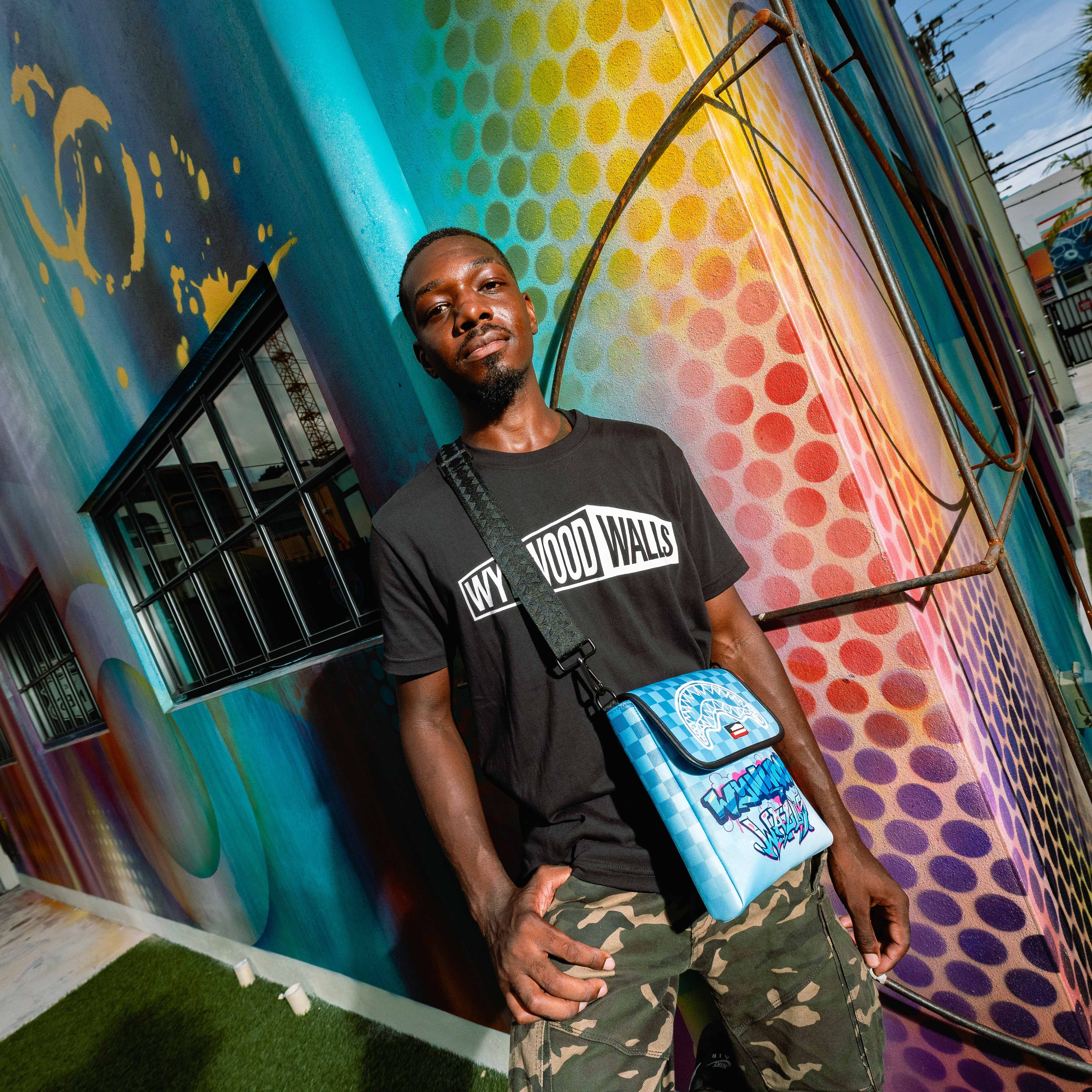 Wynwood Walls MURAL MUSEUM Sprayground Messenger Sling