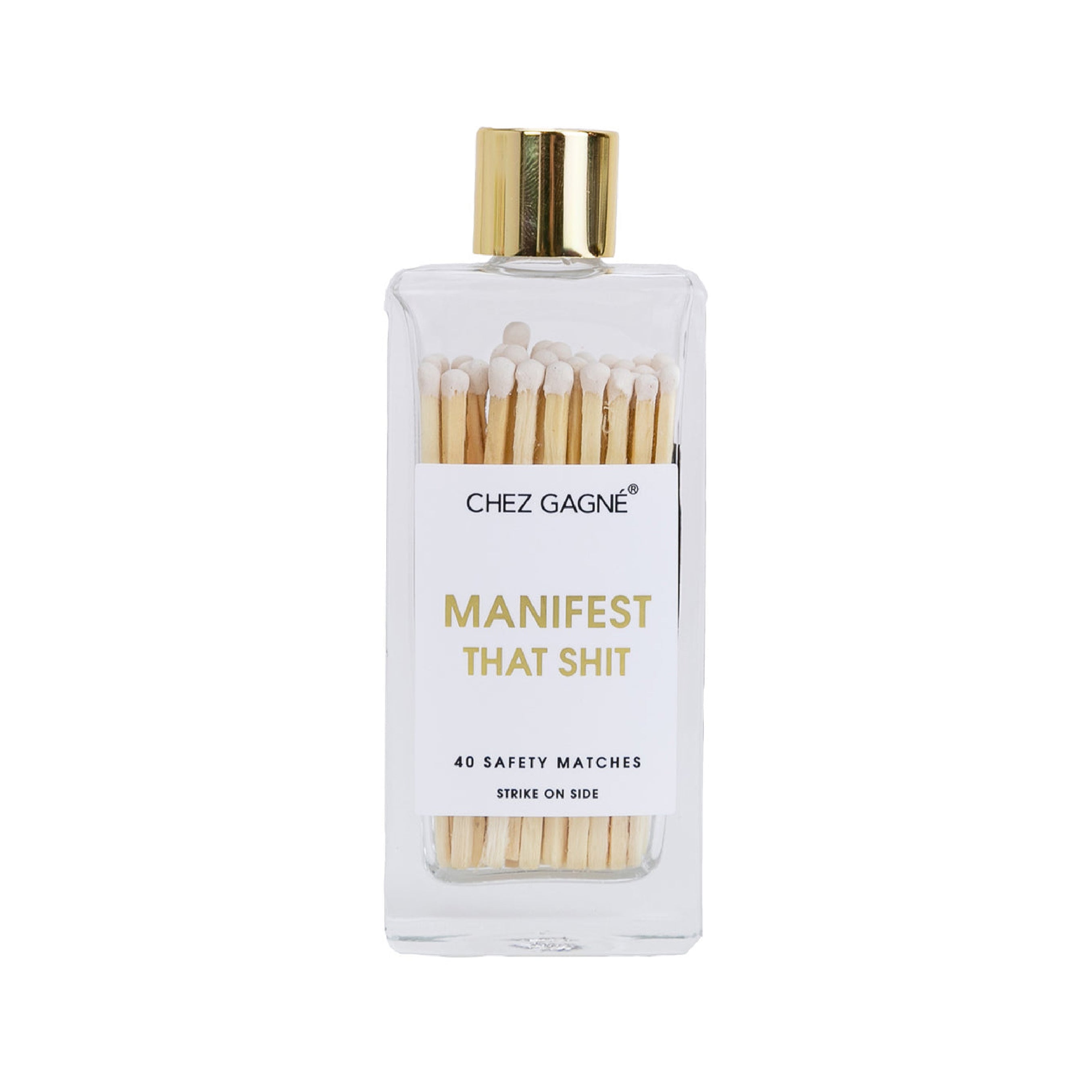 Manifest That Shit - Glass Bottle Matches Main image