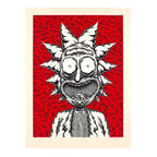 Mark Dean Veca Rick (Red) Print 2021