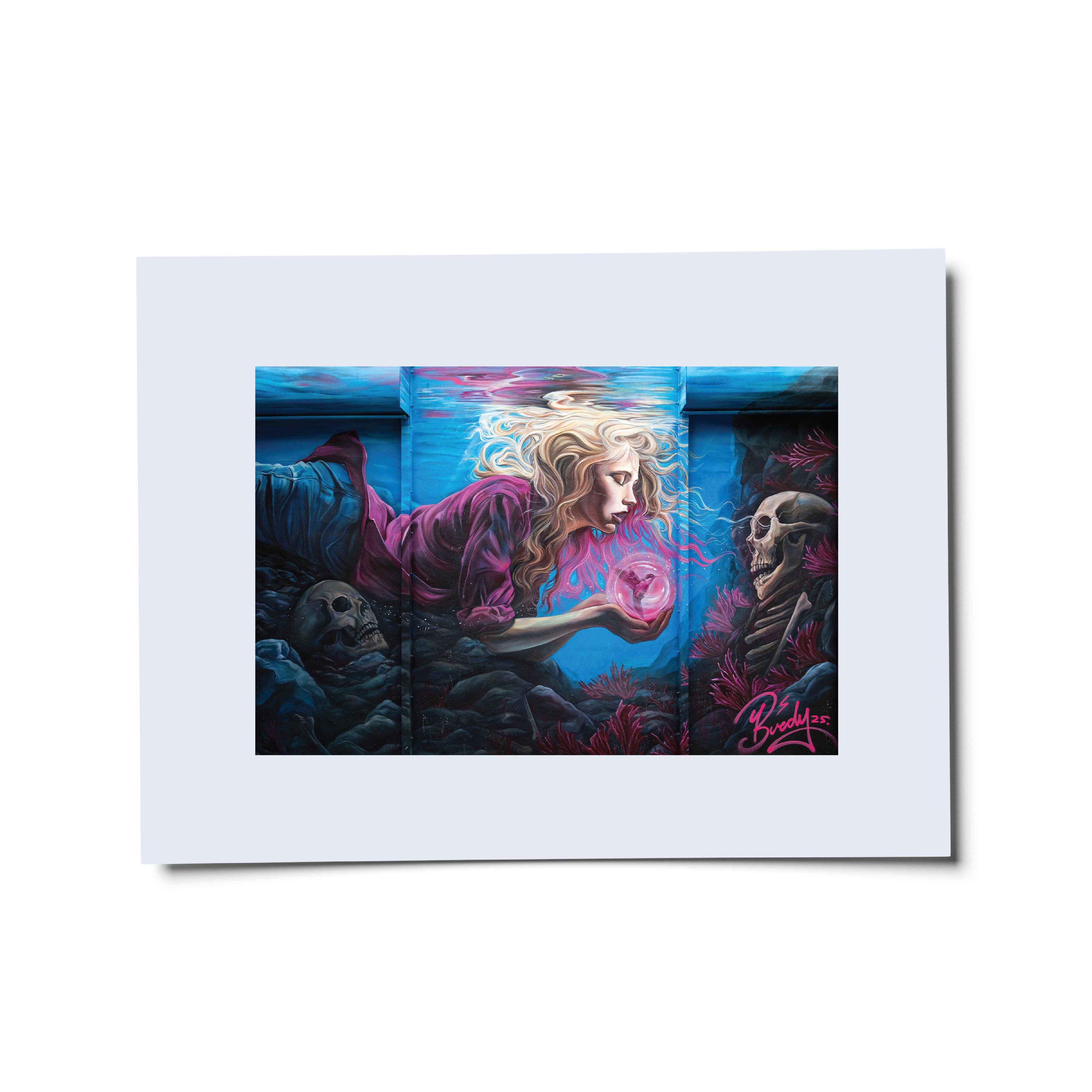 Miss Birdy Matted Print 2025