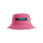 Miami CALLE OCHO Fuchsia Bucket Hat