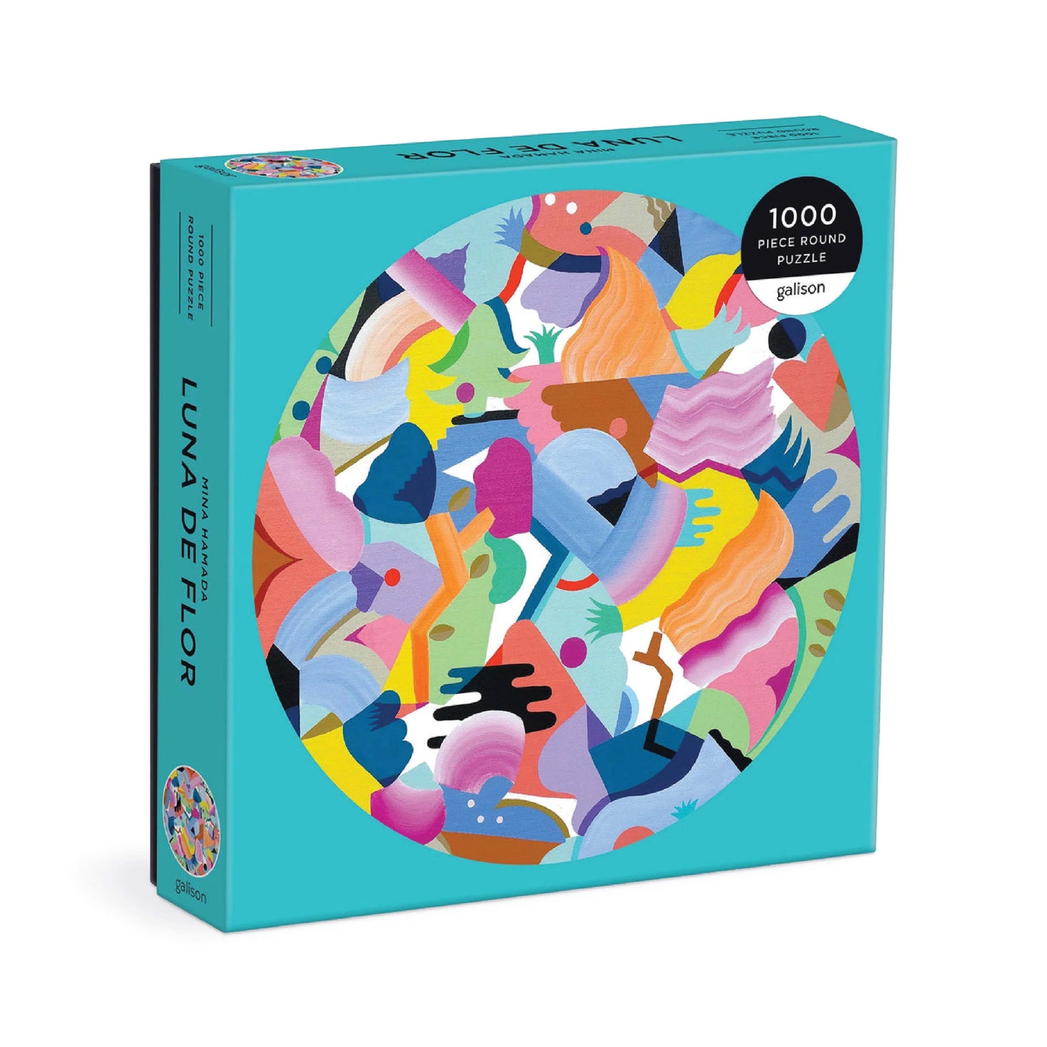 Mina Hamada LUNA DE FLOR 1000 Piece Round Puzzle
