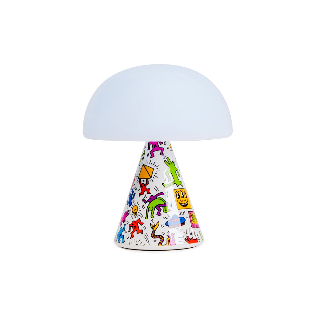Mina M - Lexon x Keith Haring -  HAPPY WHITE - Last Chance