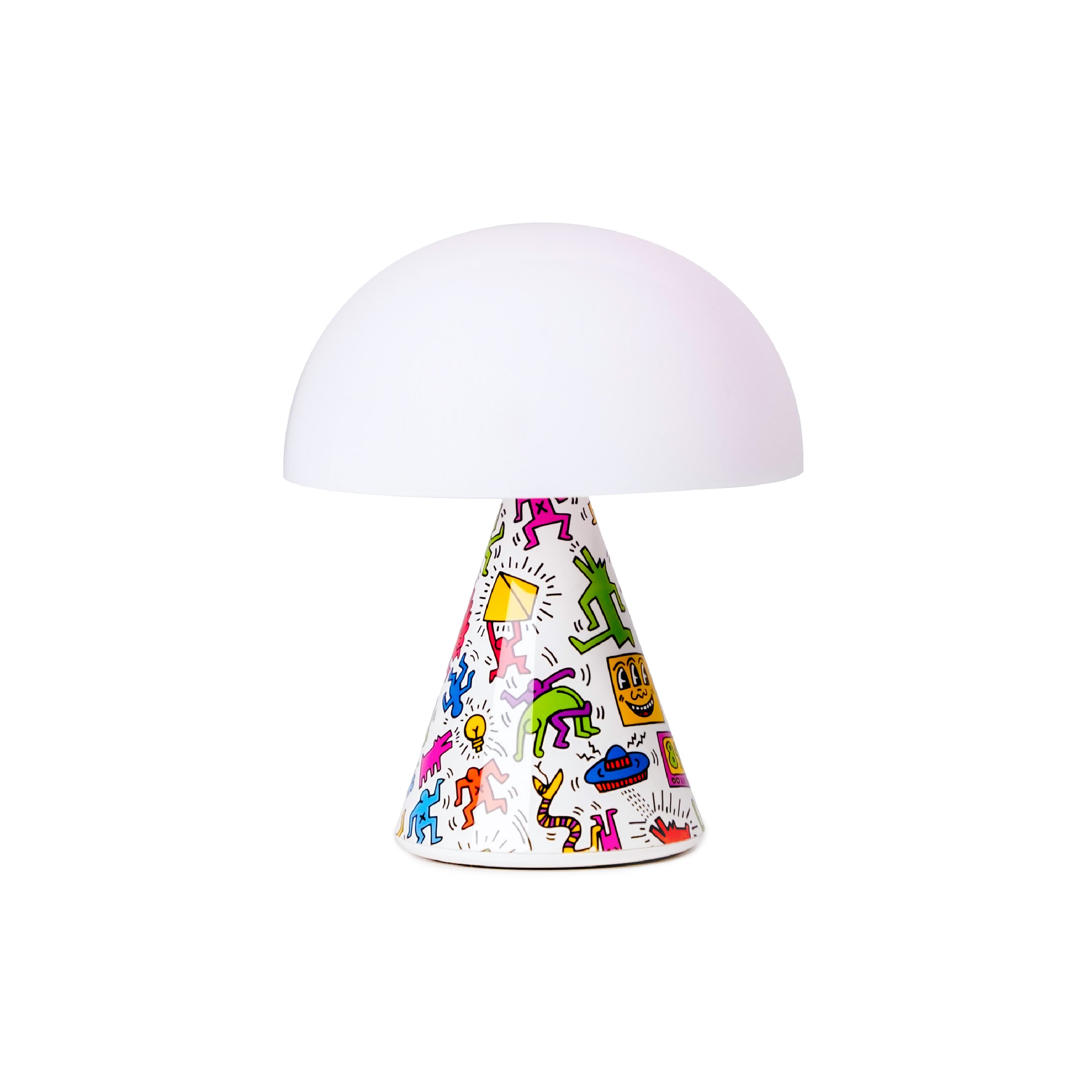 Mina M - Lexon x Keith Haring -  HAPPY WHITE - Last Chance Main image