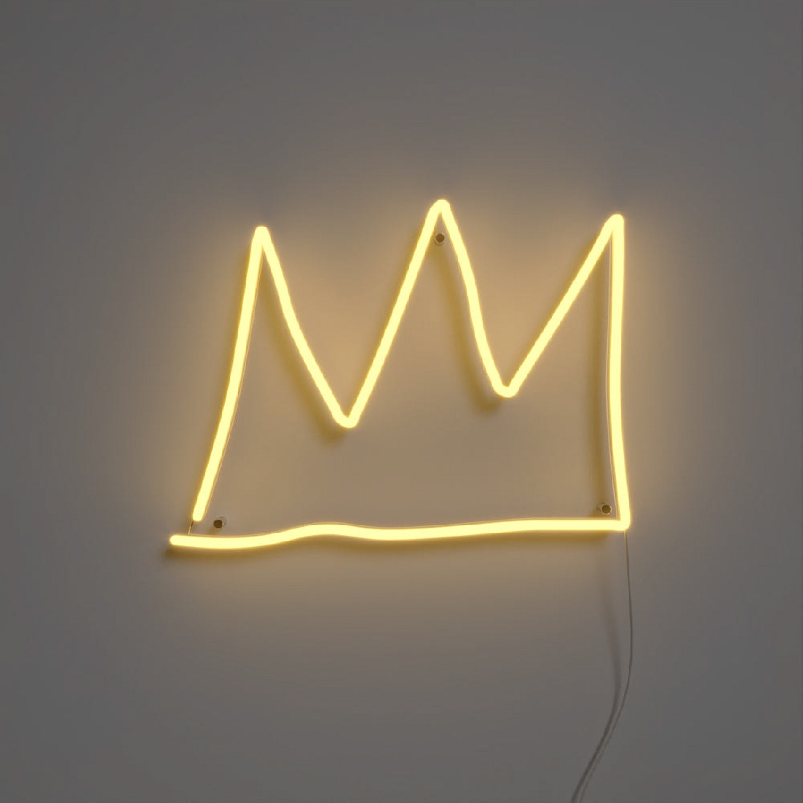 Jean-Michel Basquiat Crown LED Neon Sign Secondary image