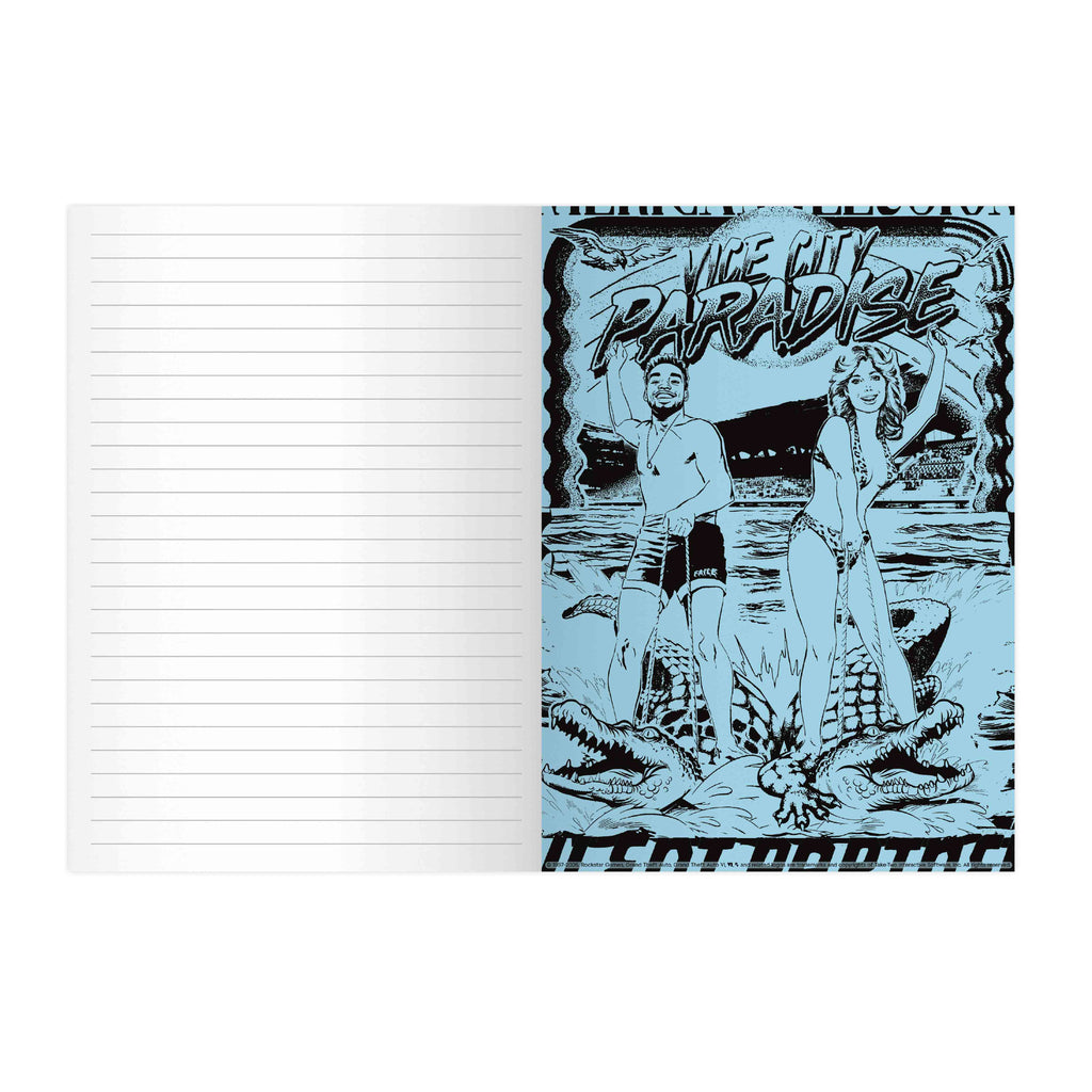 Faile VICE CITY PARADISE Medium Lined Notebook
