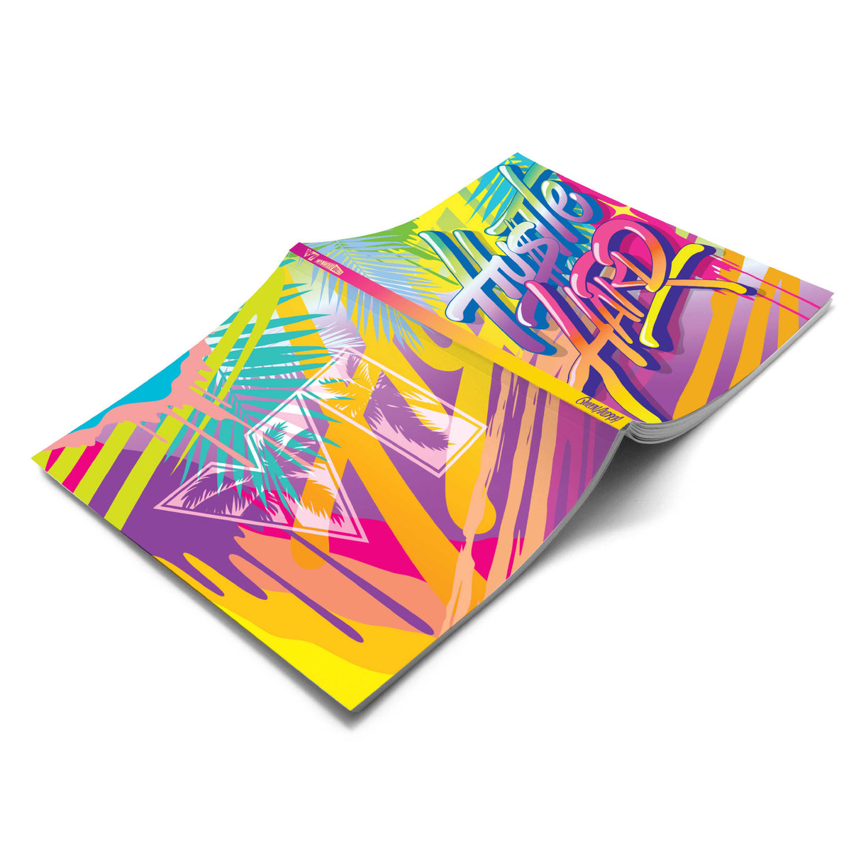 Queen Andrea HUSTLE HARD Medium Lined Notebook