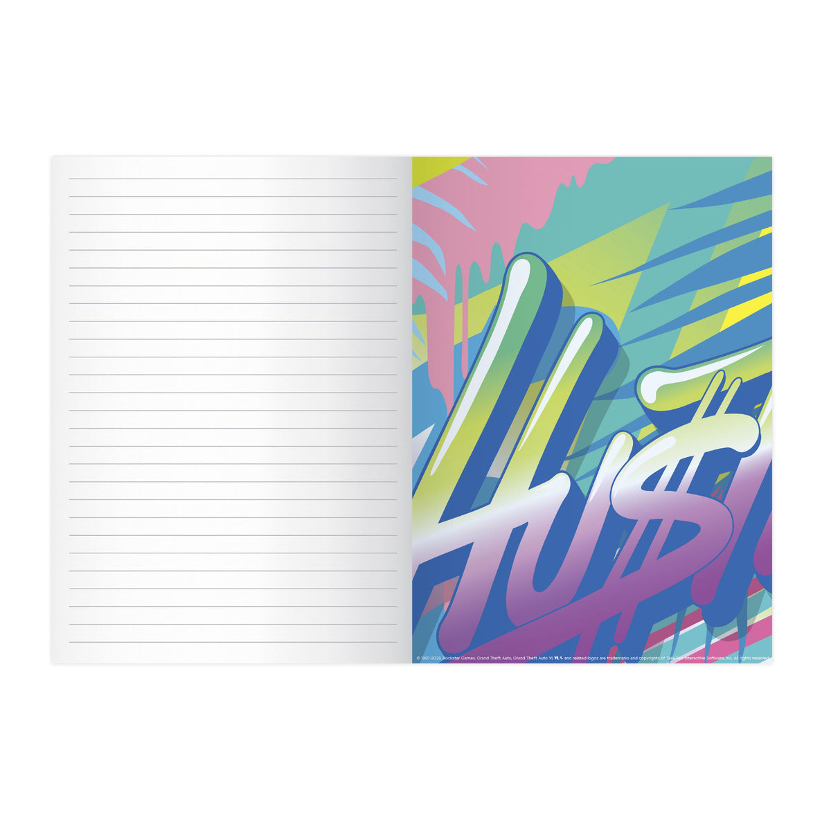 Queen Andrea HUSTLE HARD Medium Lined Notebook