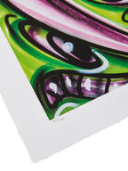 Kenny Scharf PINK 'N GREEN Signed Print