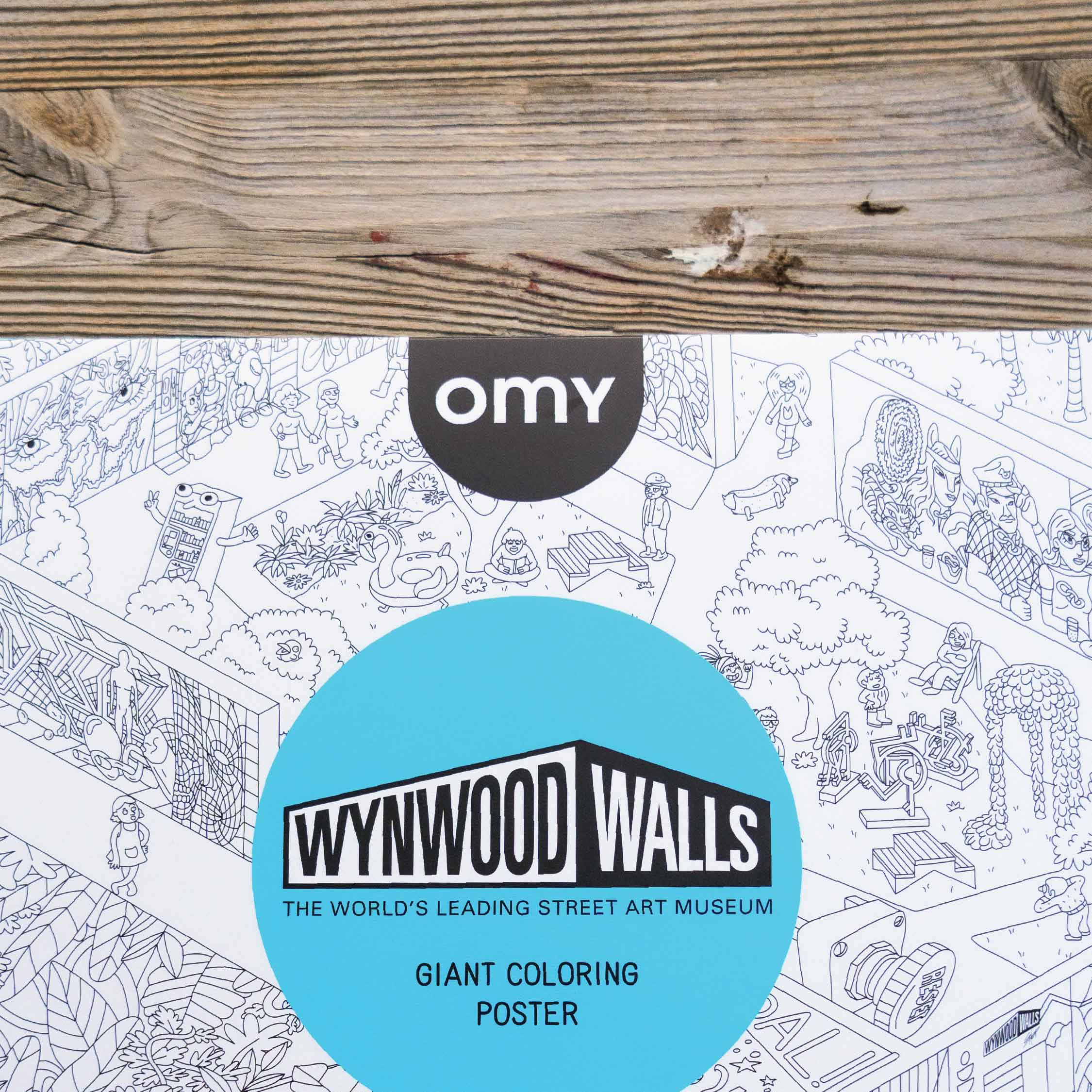 Wynwood Walls x OMY Giant Coloring Poster