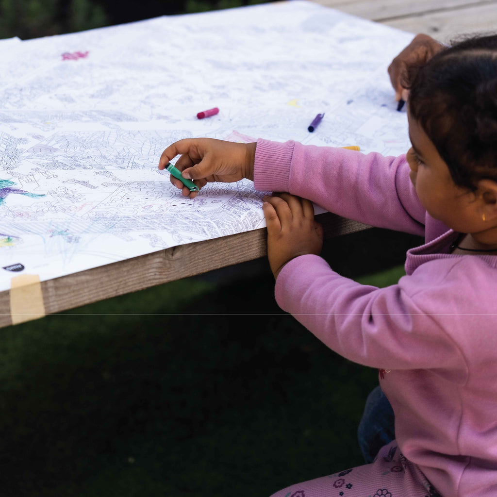 Wynwood Walls x OMY Giant Coloring Poster