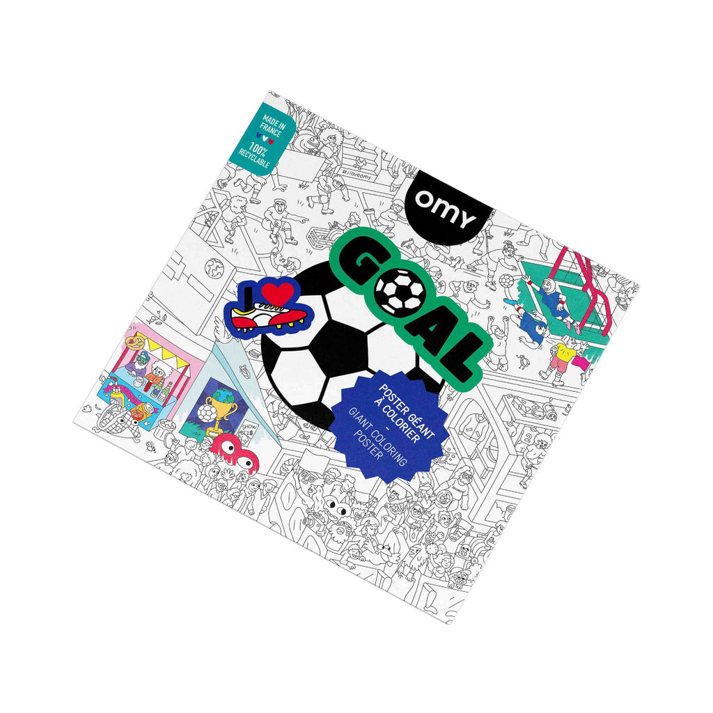 OMY Goal Giant Coloring Poster