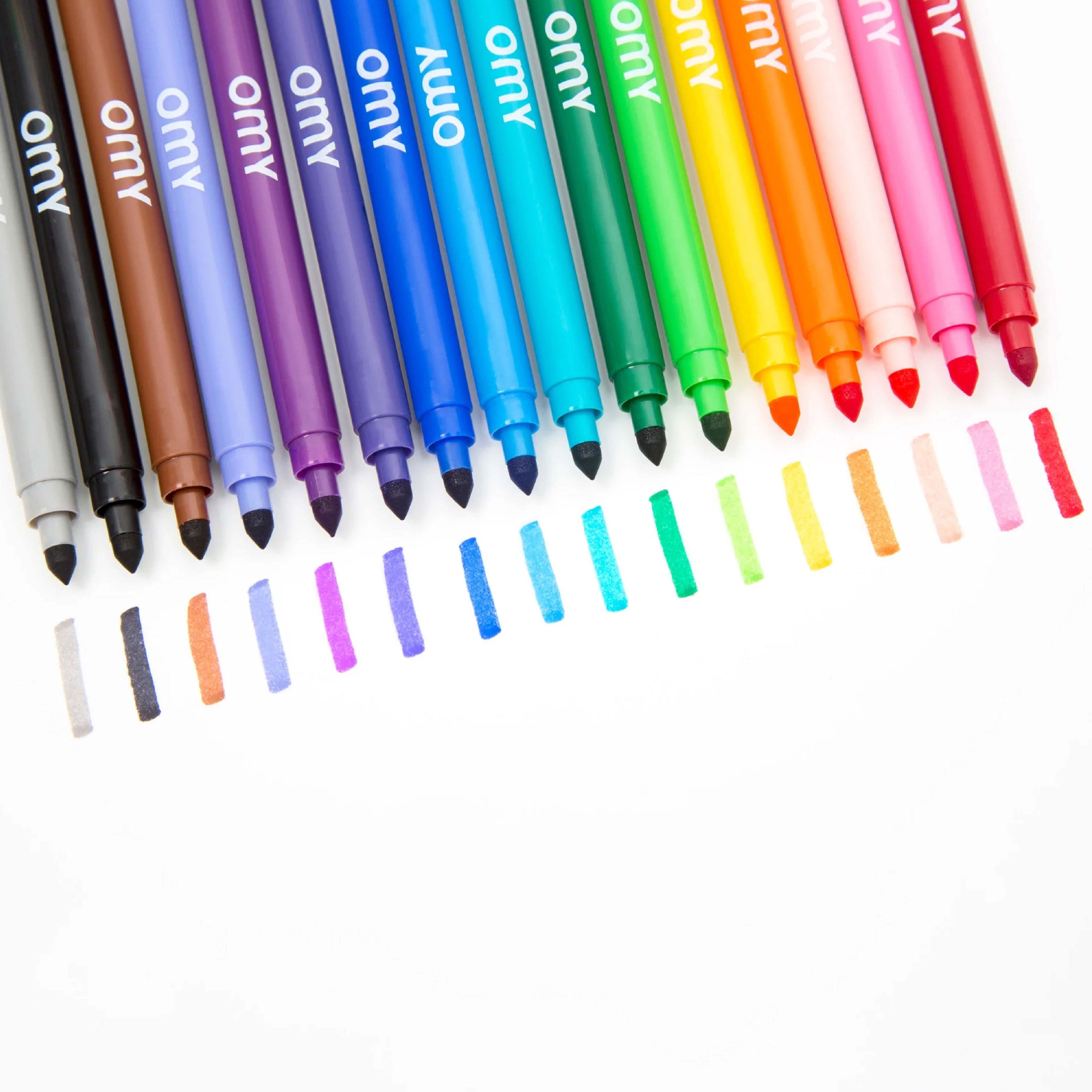 OMY Ultra-Washable Markers Set of 16