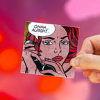 Roy Lichtenstein  Ohhh... Alright... Sticker