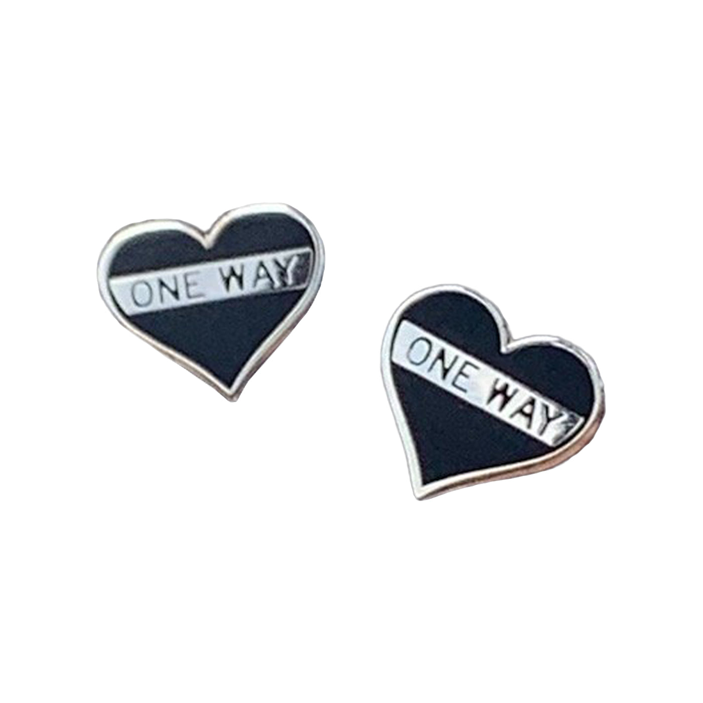Scott Froschauer One Way Heart Earrings