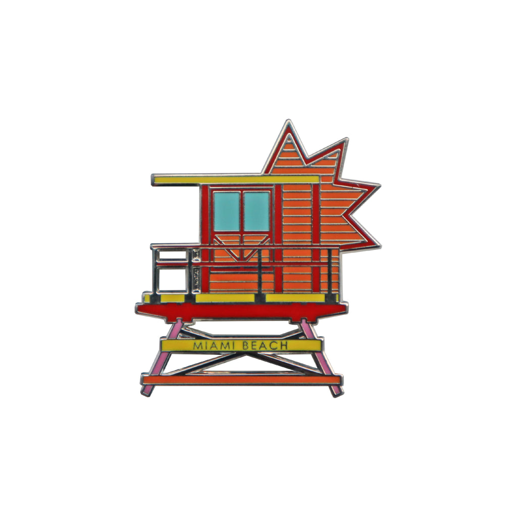 Orange Tower Pin