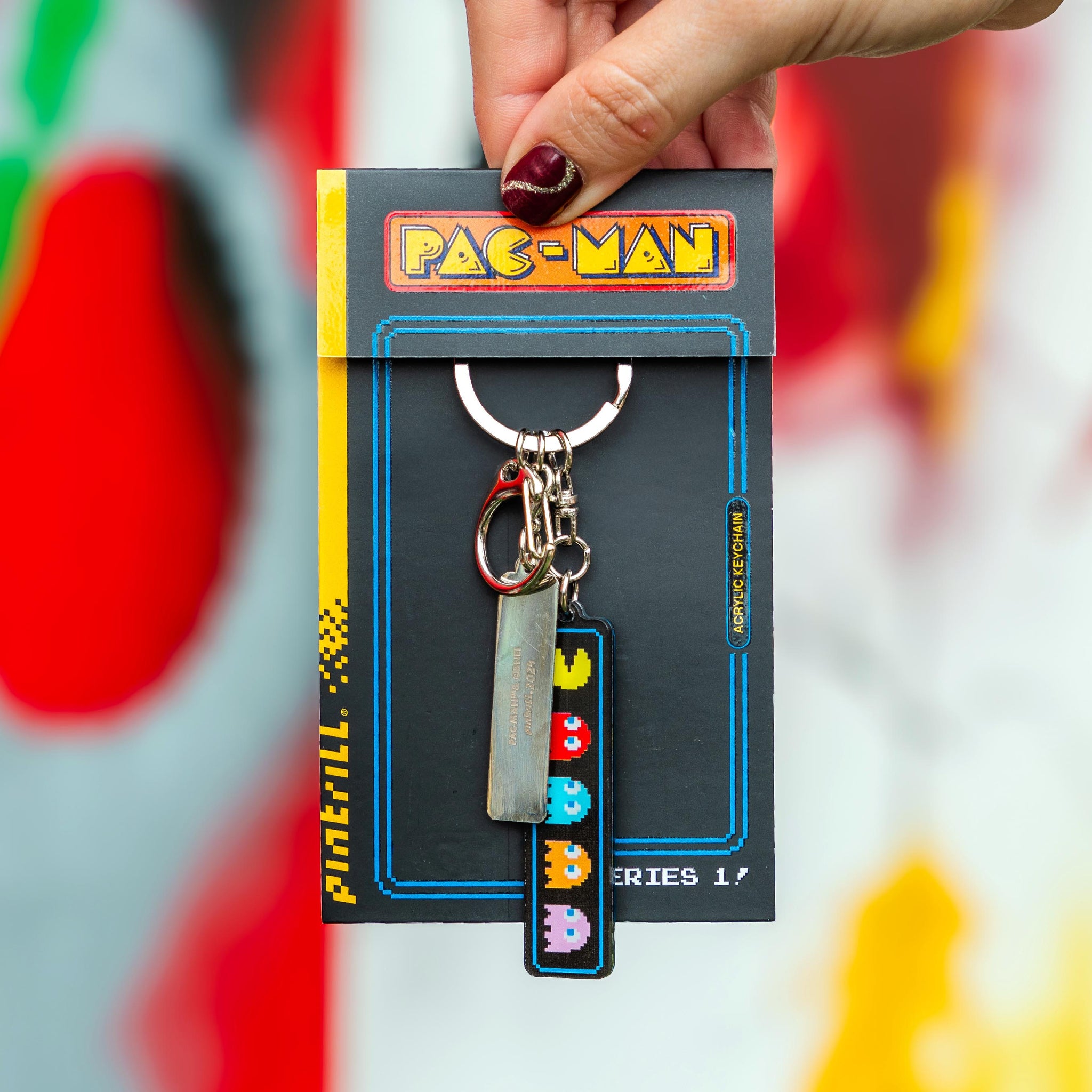 PAC-MAN Black Maze Keychain