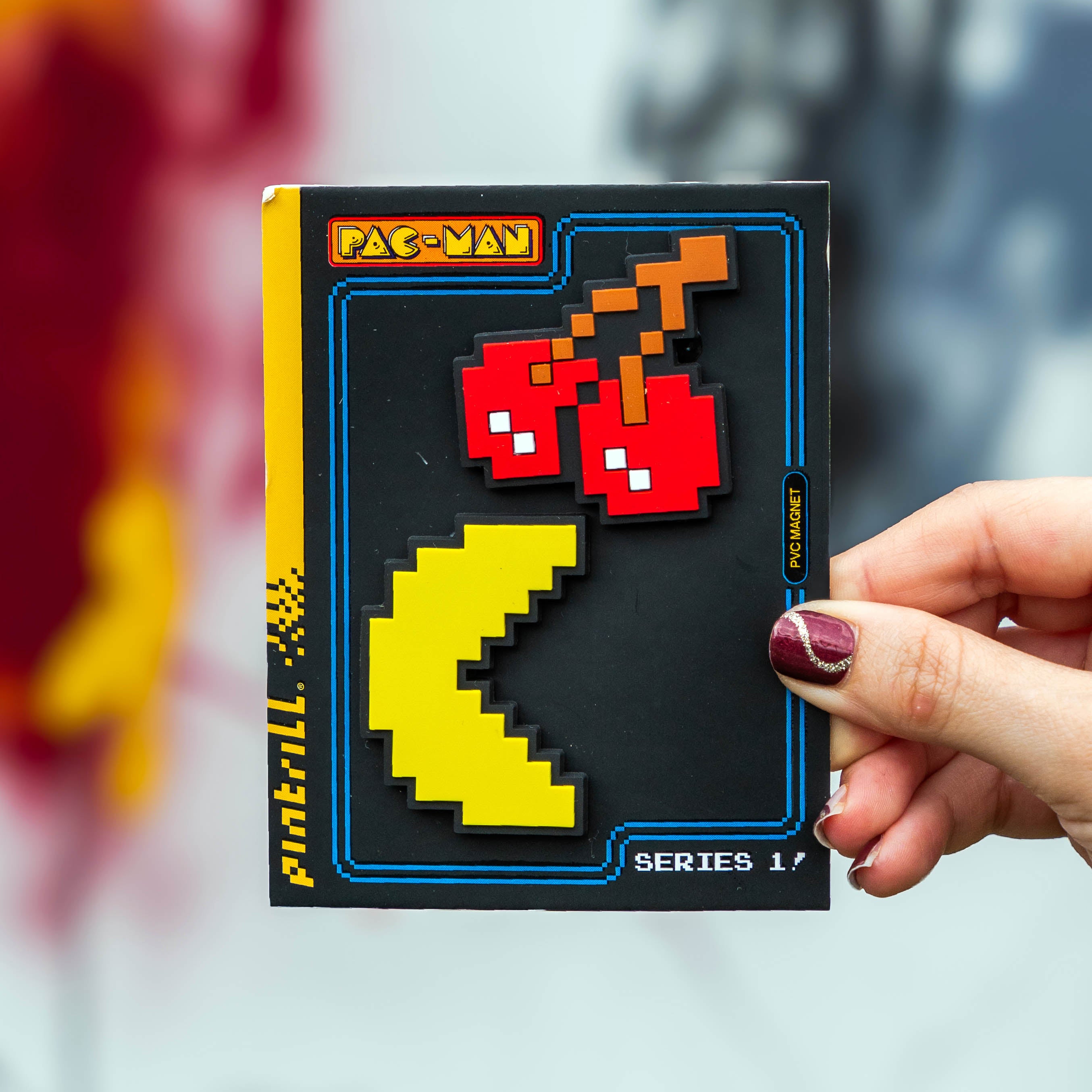 Pac-Man CHERRY PVC Magnet Secondary image