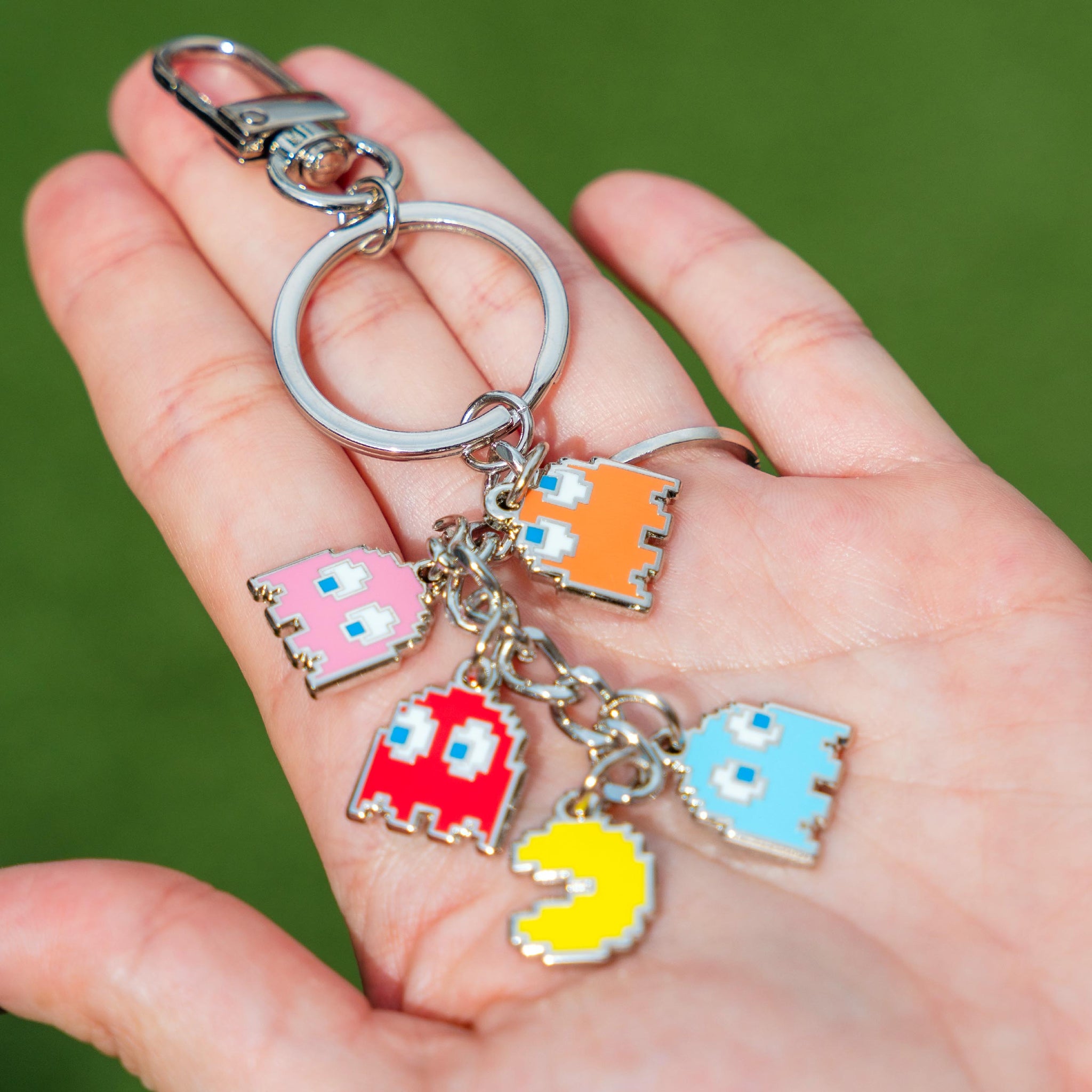 Pac-Man PAC-MAN & GHOSTS Enamel Keychain