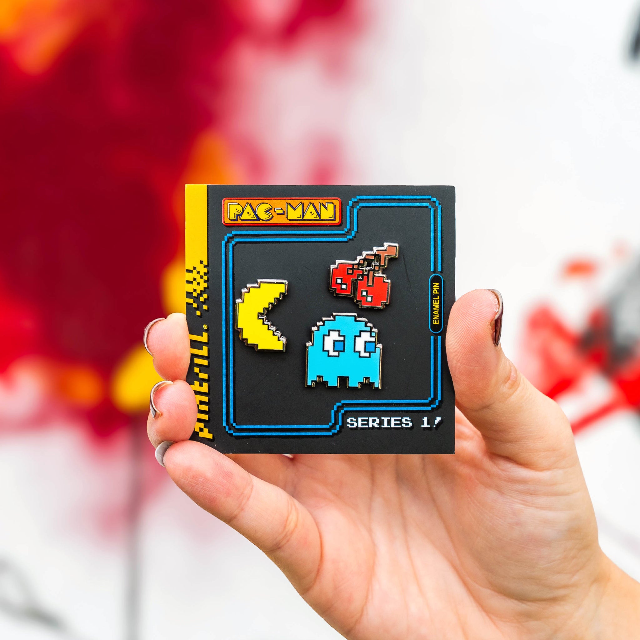 PAC-MAN + Inky Pin Set