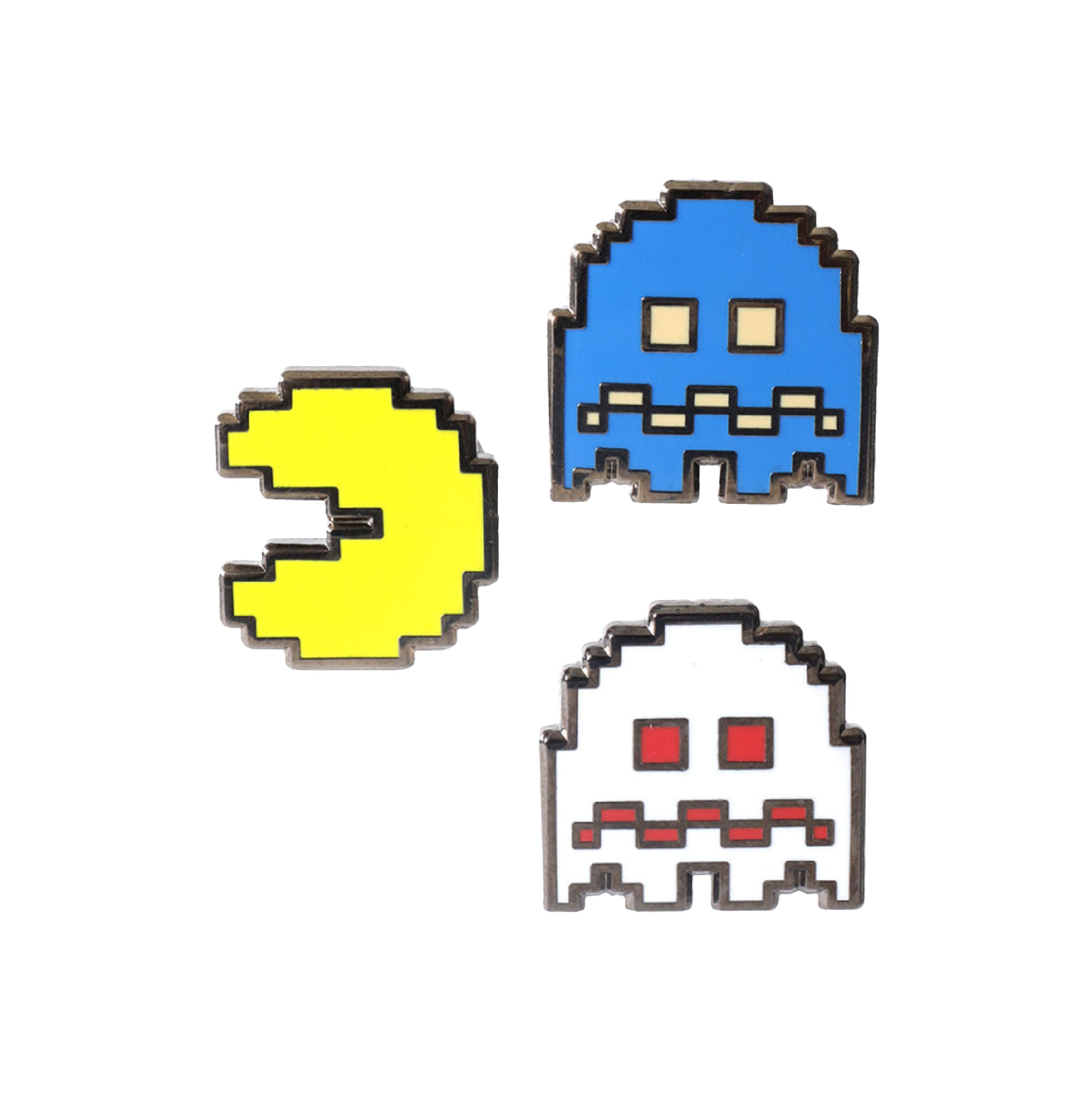 PAC-MAN  White Ghost Pin Set