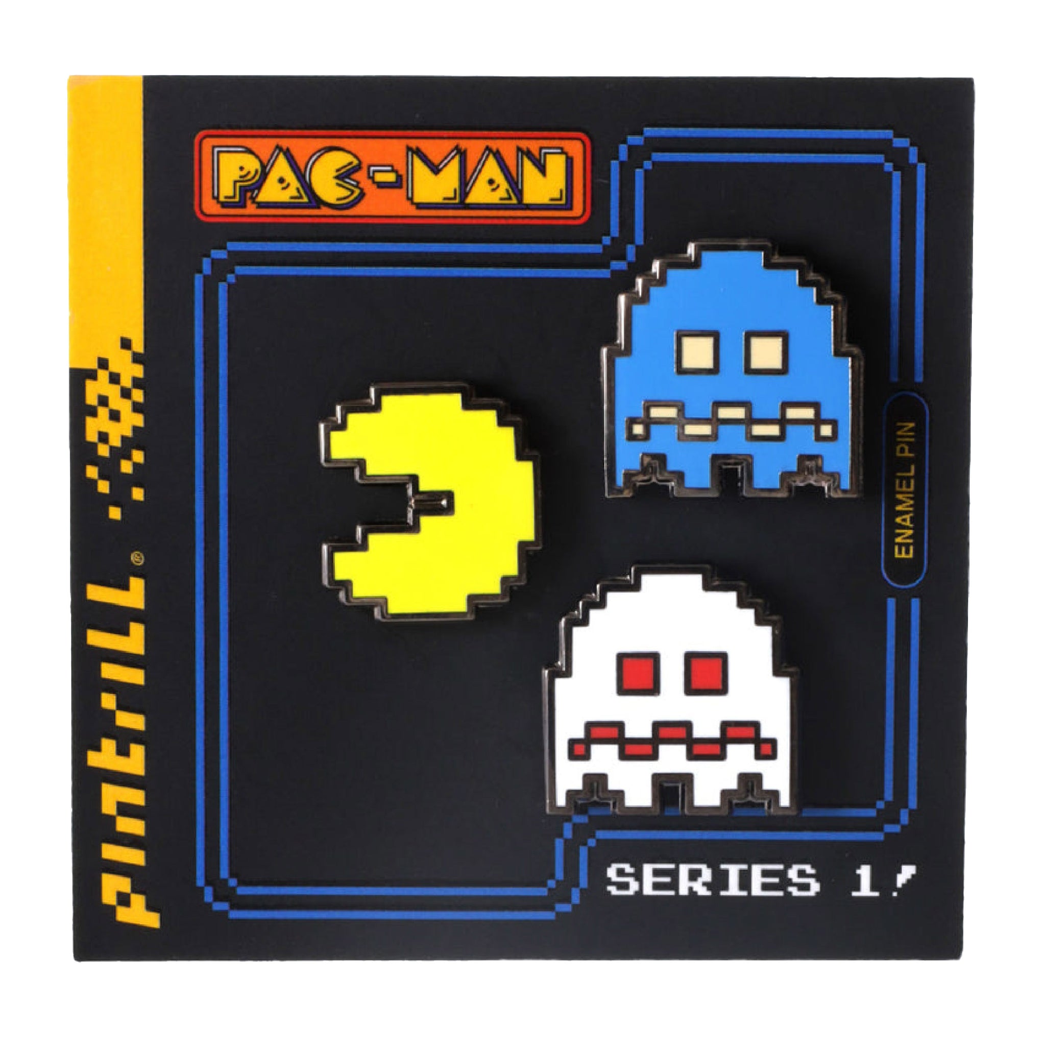 PAC-MAN  White Ghost Pin Set