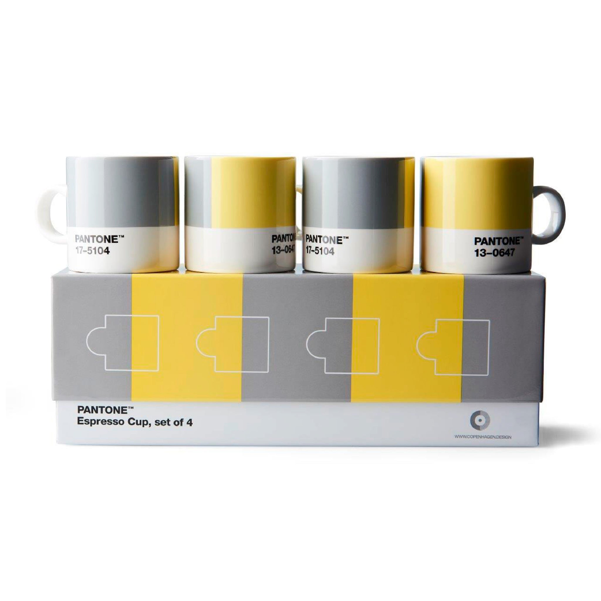 PANTONE Espresso Cup Set of 4 Color Of The Year 2021