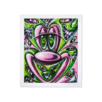 Kenny Scharf PINK 'N GREEN Signed Print