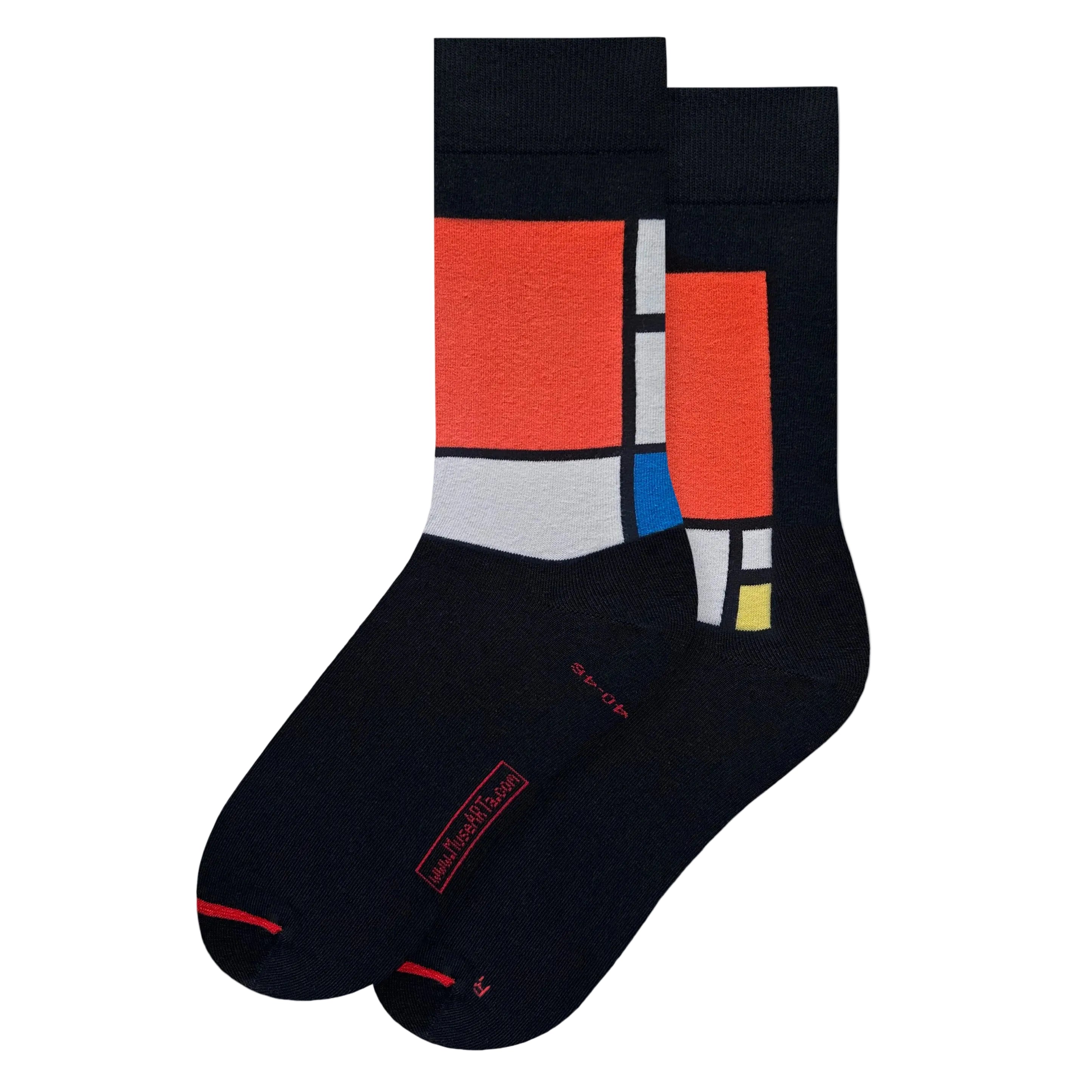 Piet Mondrian Composition Socks Main image