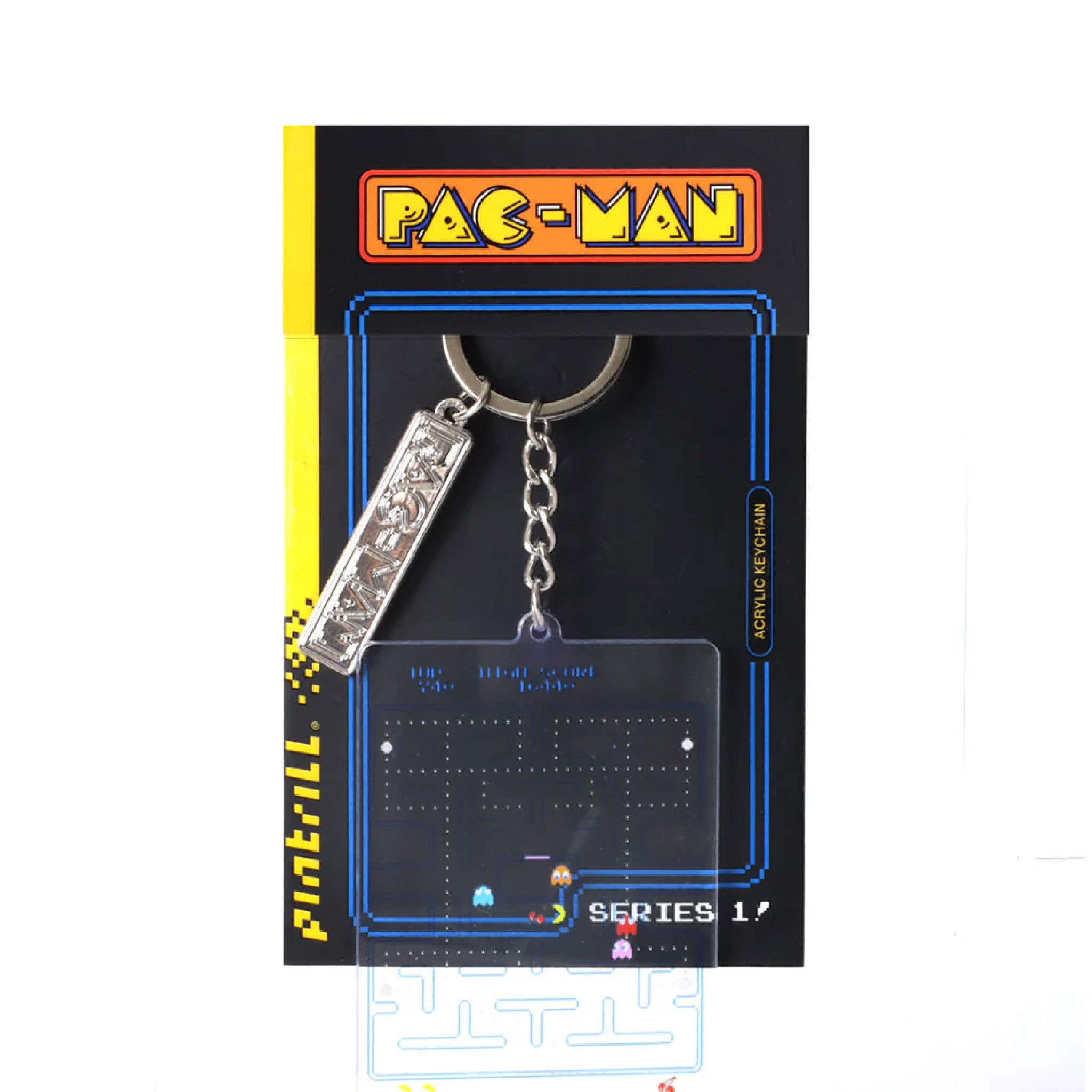 Pac-Man Acrylic Clear Maze Keychain