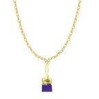 Wynwood Walls PAINTBRUSH Purple Necklace