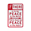 Scott Froschauer Peace Sign  Sticker