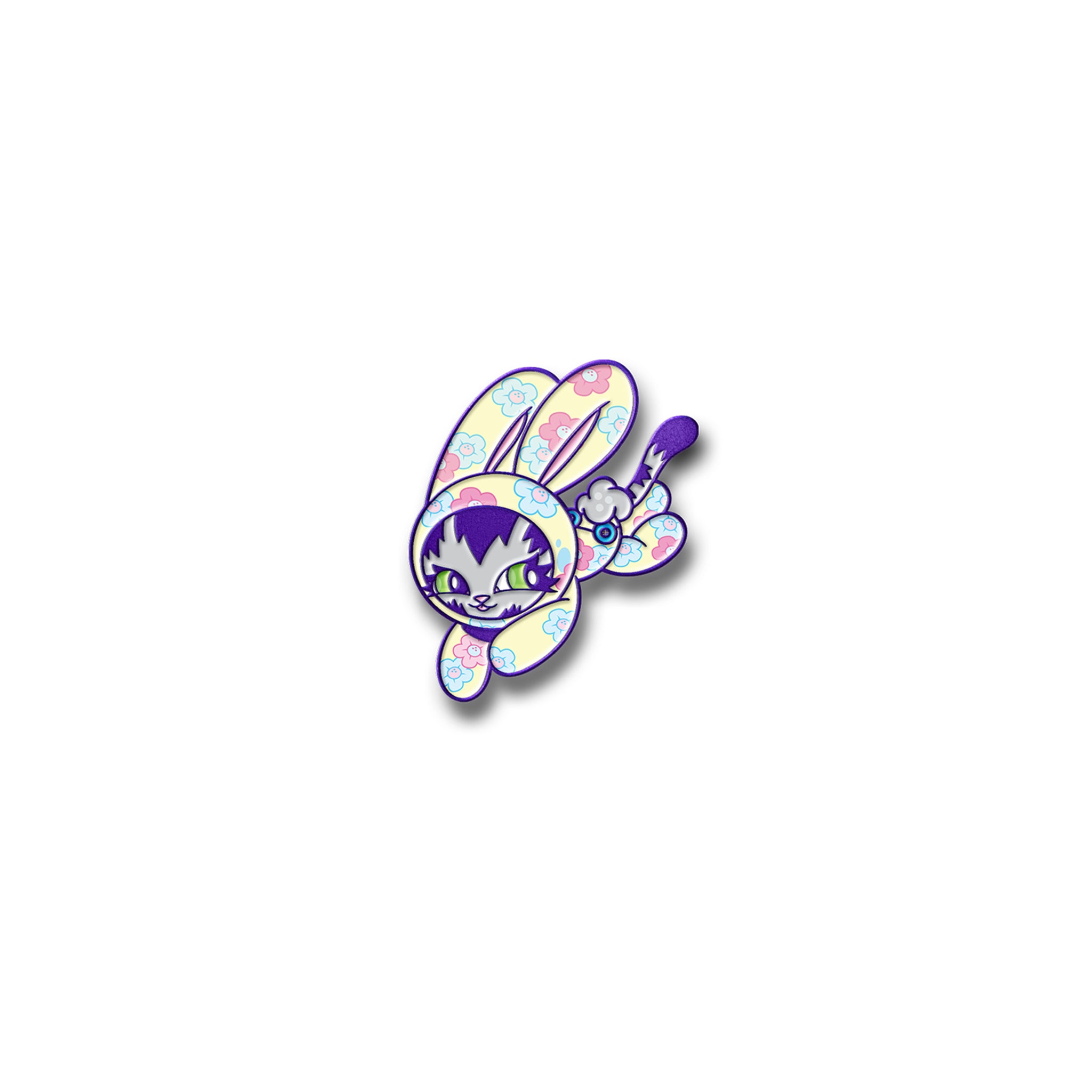 Bunny Kitty LEAP Pin