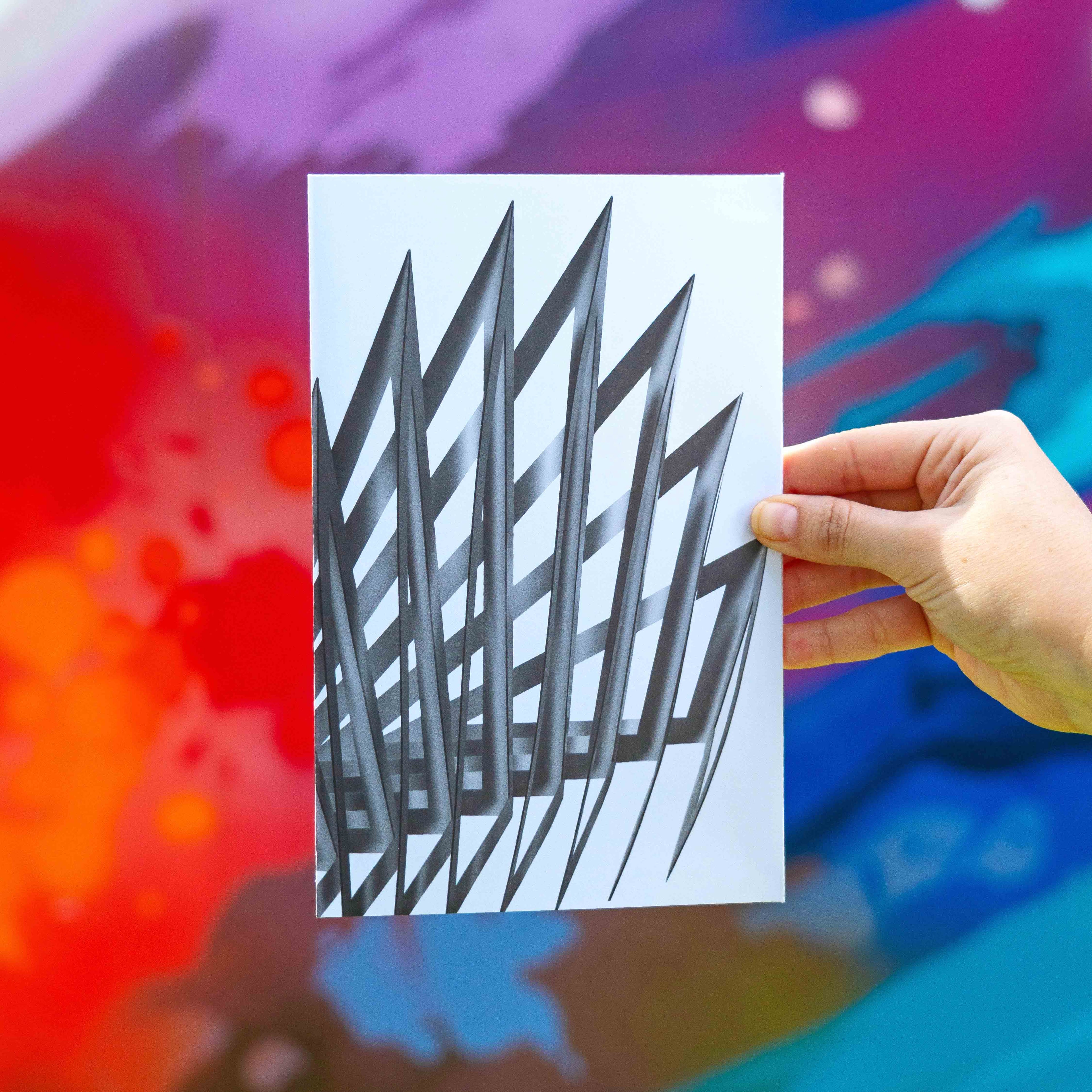 Peter Dahmen Spines Pop Up Greeting Card