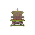 Pink Lifeguard Tower Pin