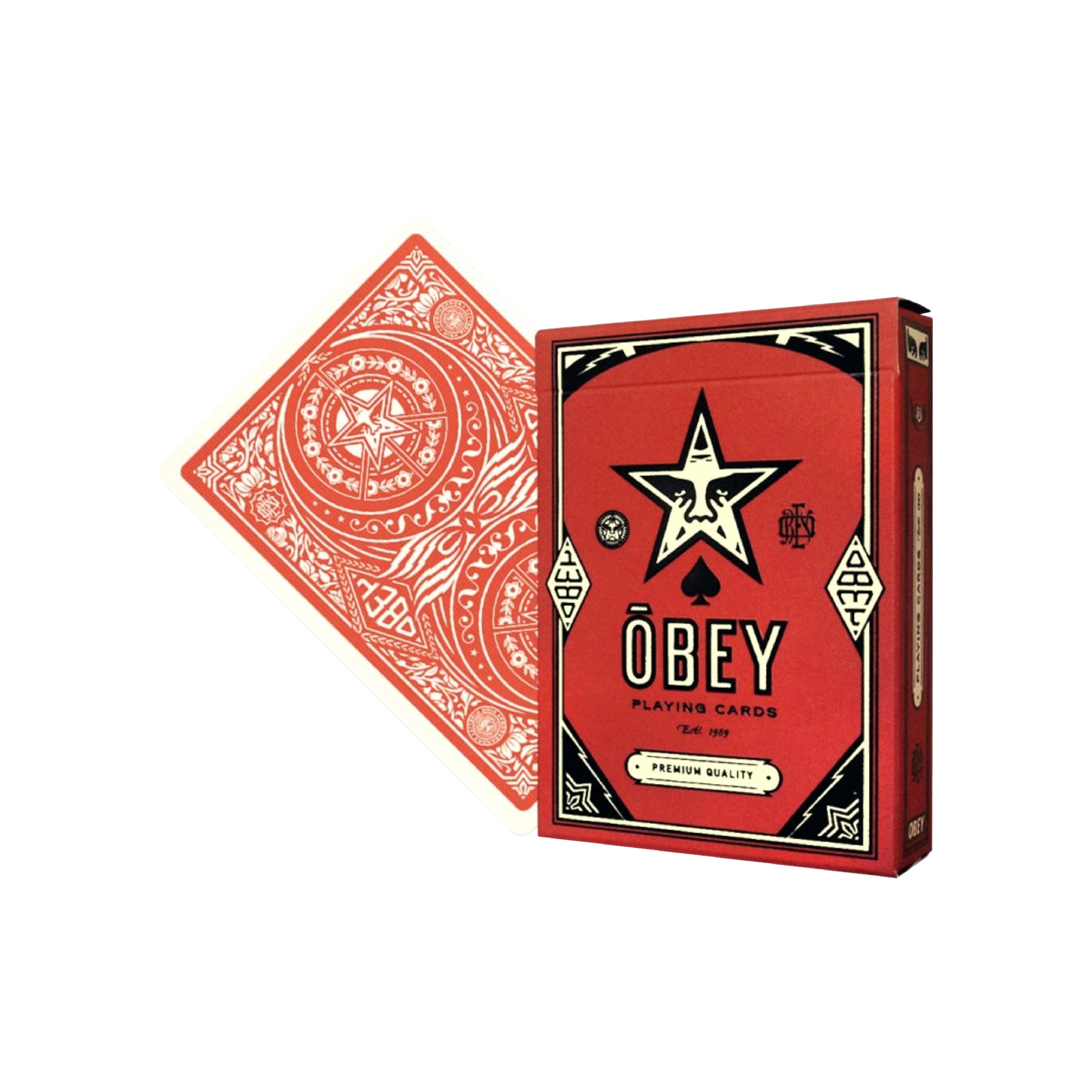 Obey Red Edition Playing Cards Main image