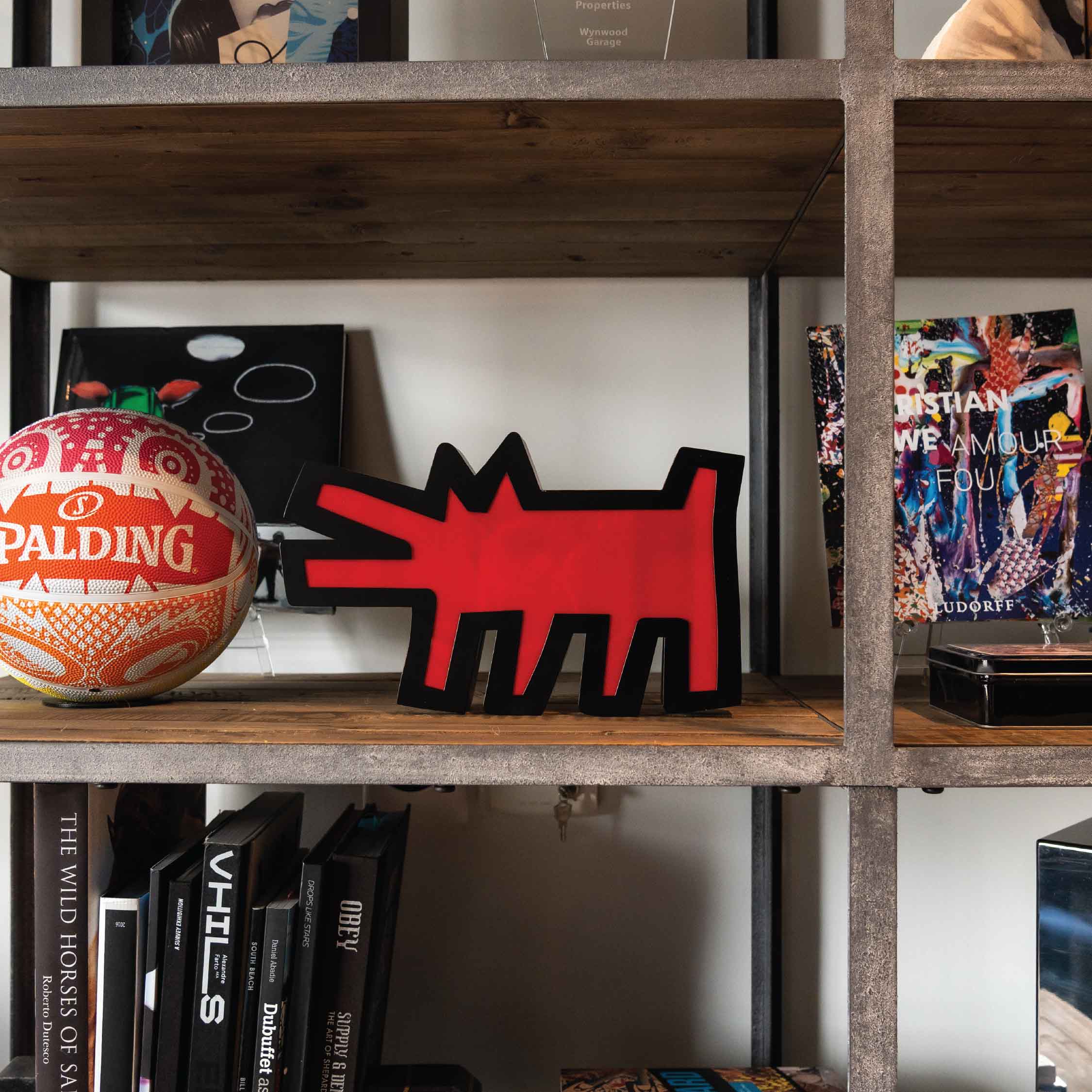 PopBox Barking Dog by Keith Haring
