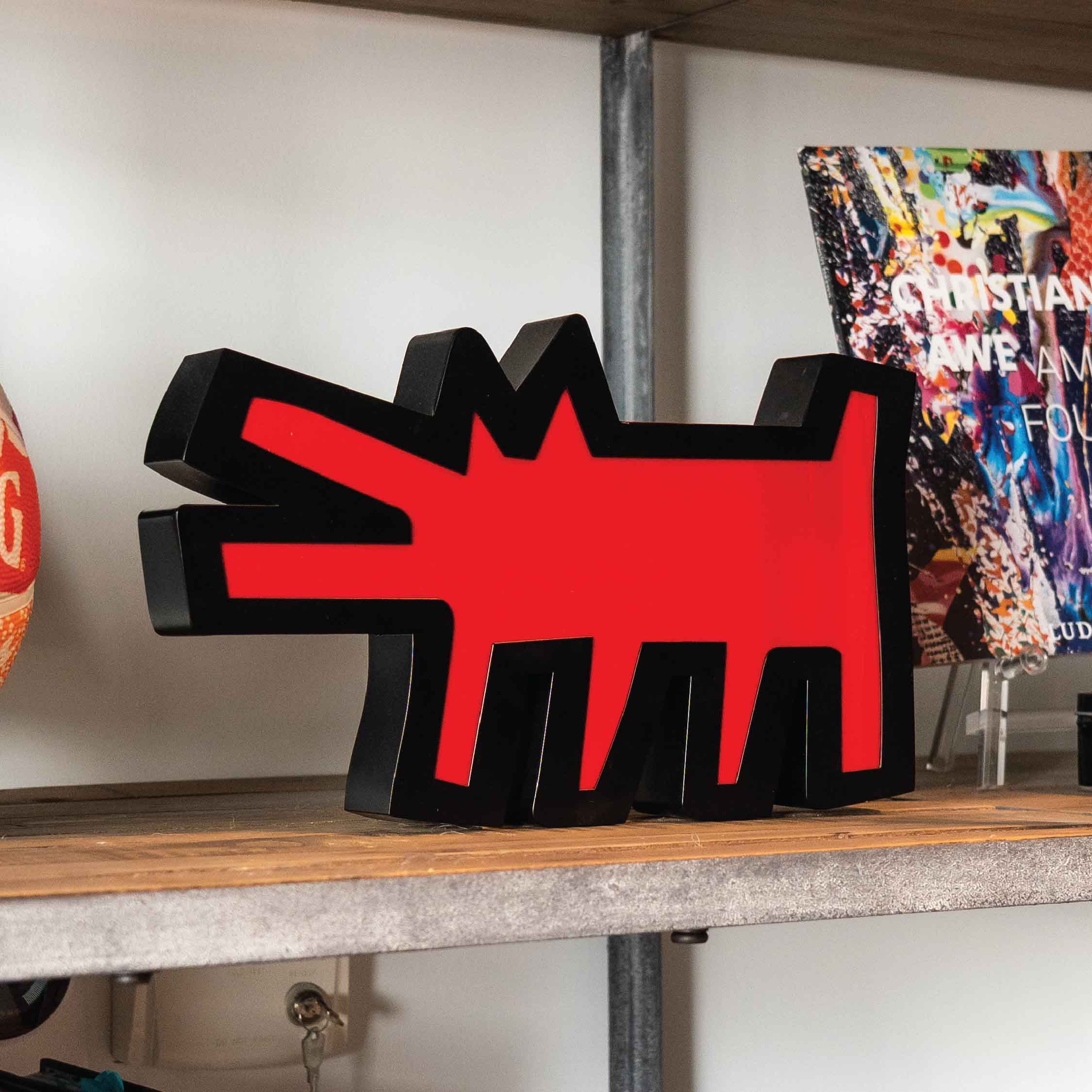 PopBox Barking Dog by Keith Haring