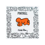 Keith Haring RADIANT BABY Orange Pin