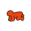 Keith Haring RADIANT BABY Orange Pin