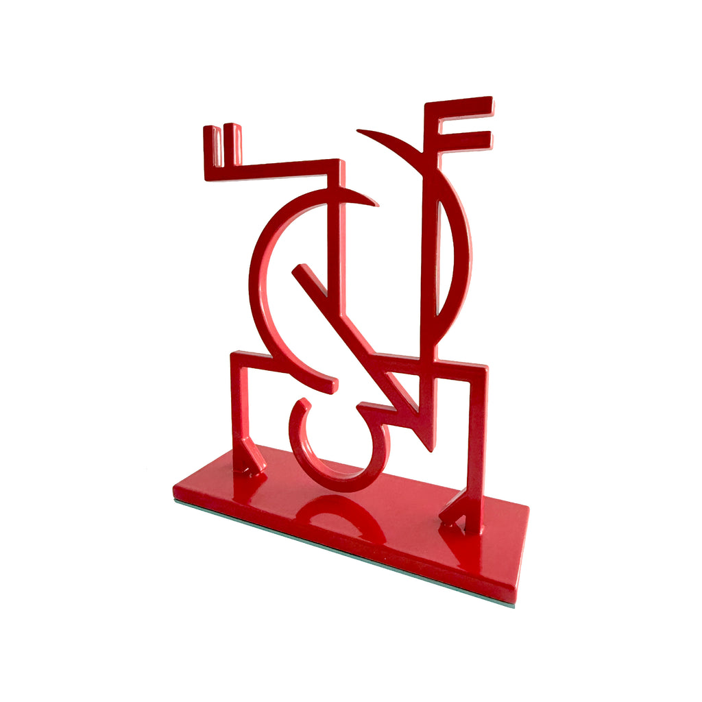 Carlos Mare Limited-Edition Red Hot HeadSpinna Sculpture