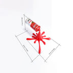 Red Warhol Tomato Soup Can Splash Graffiti Sculpture