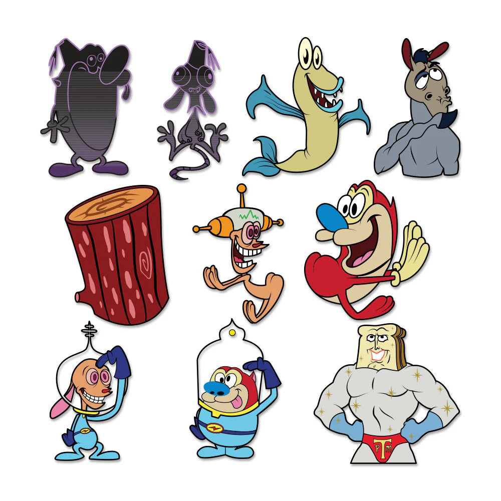 Ren & Stimpy 2" Enamel Pins