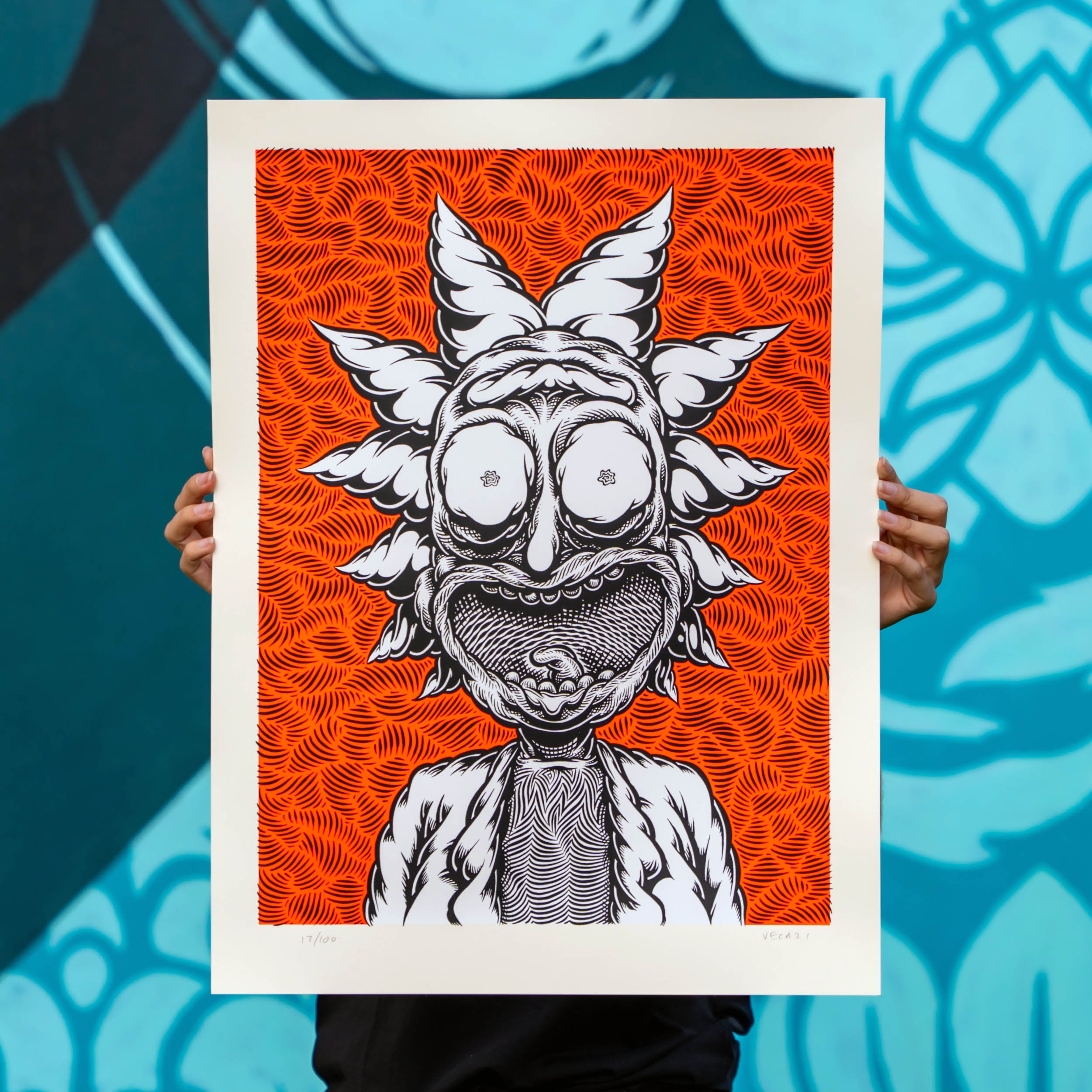 Mark Dean Veca Rick (Red) Print 2021 Secondary image