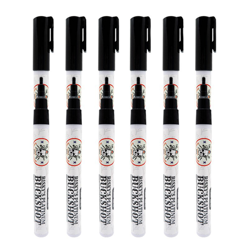 Risky's Platinum Buckshot 1MM 6 Pack Black